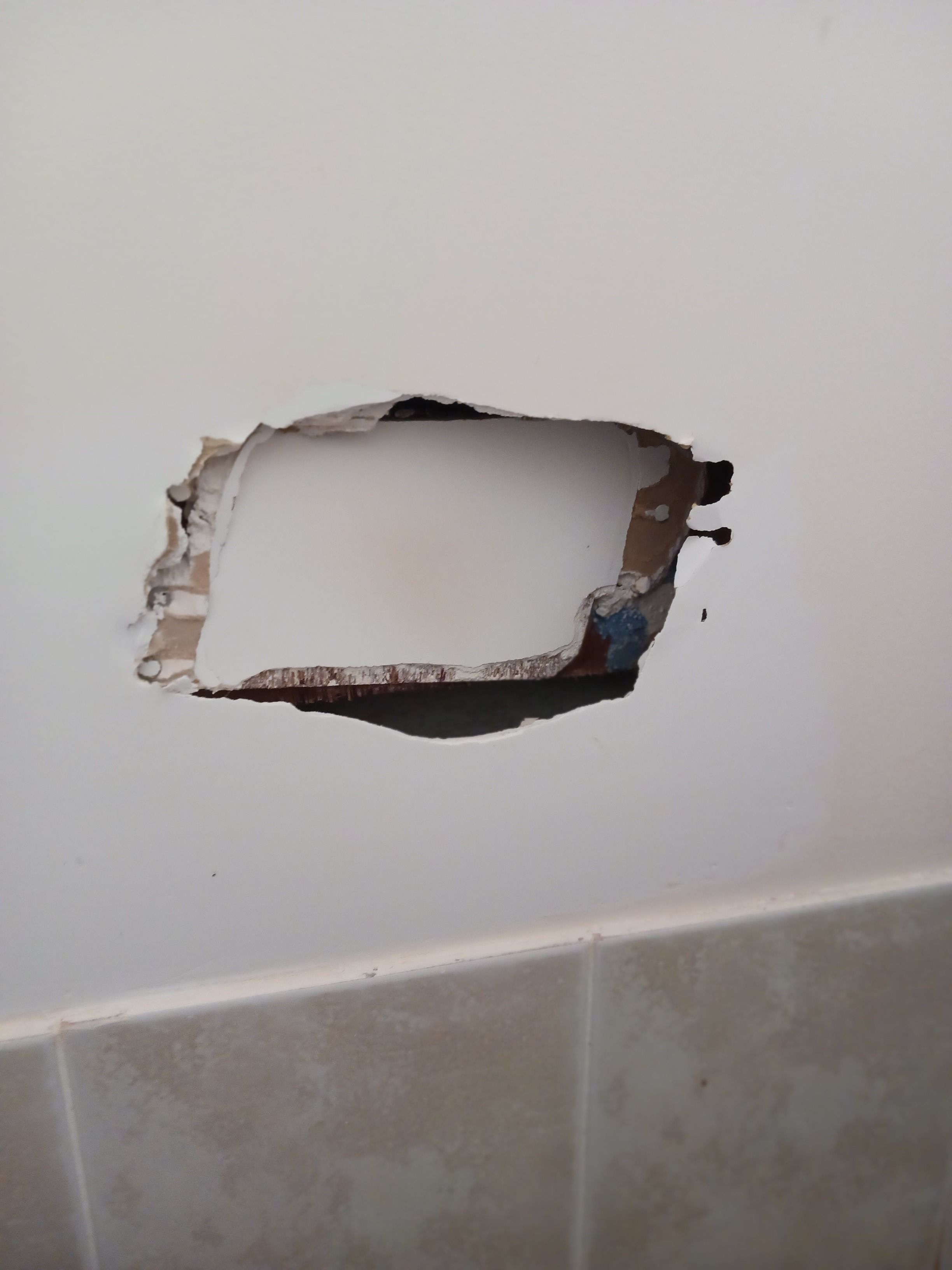 Solved How to fix a hole in bathroom wall? Bunnings community