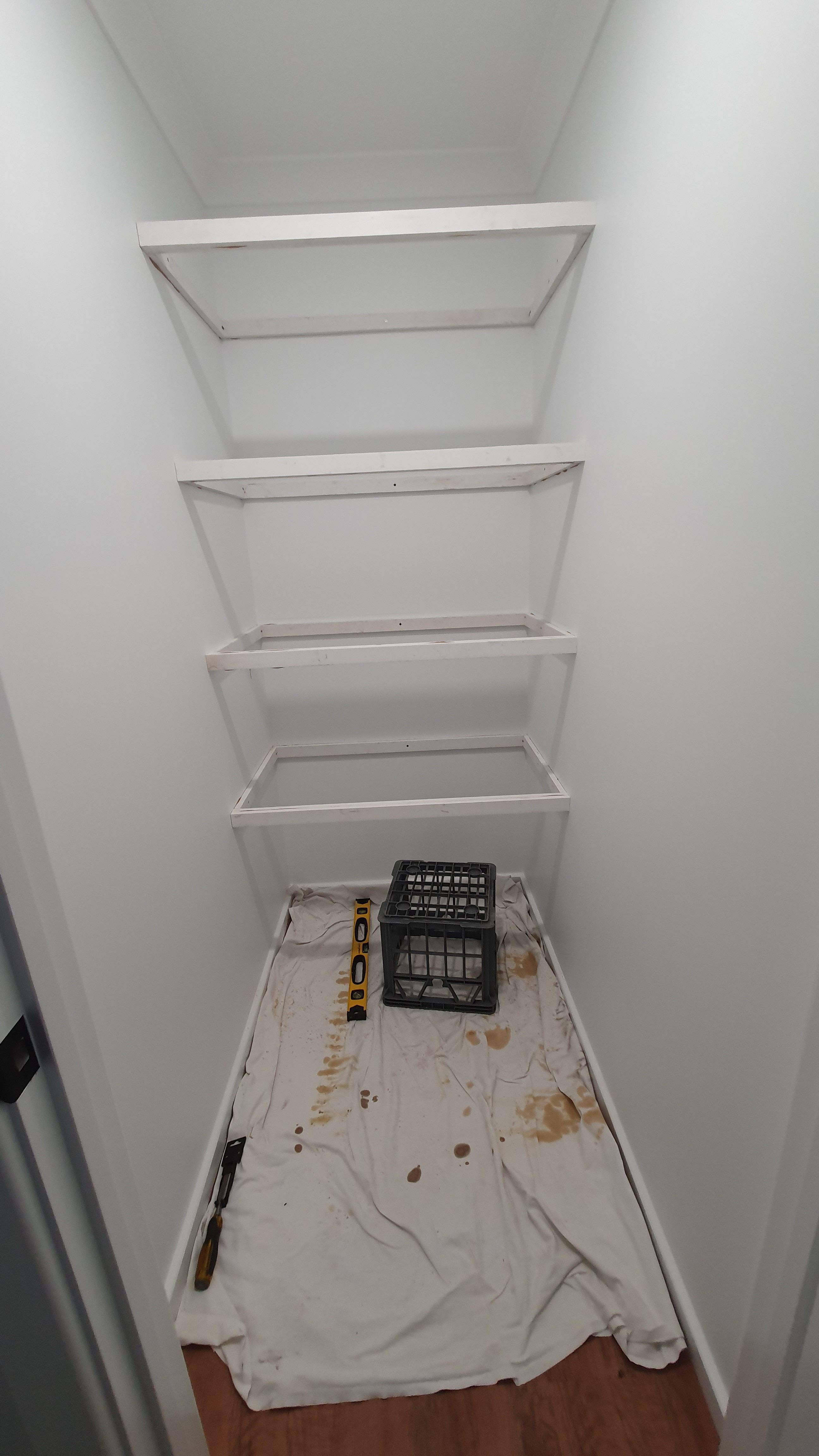 Wardrobe and storeroom shelves Bunnings community