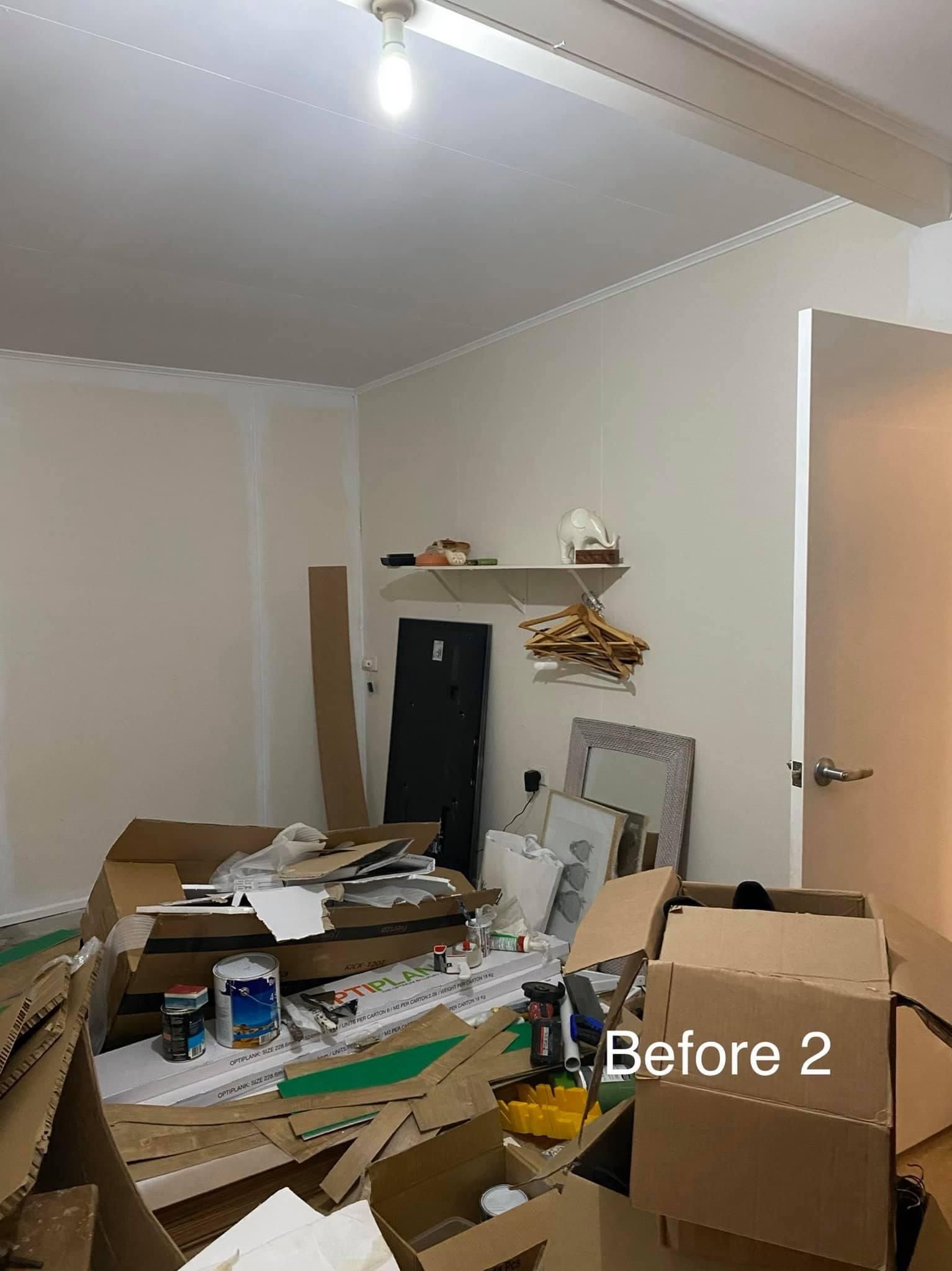 Coastal cottage living room Bunnings community