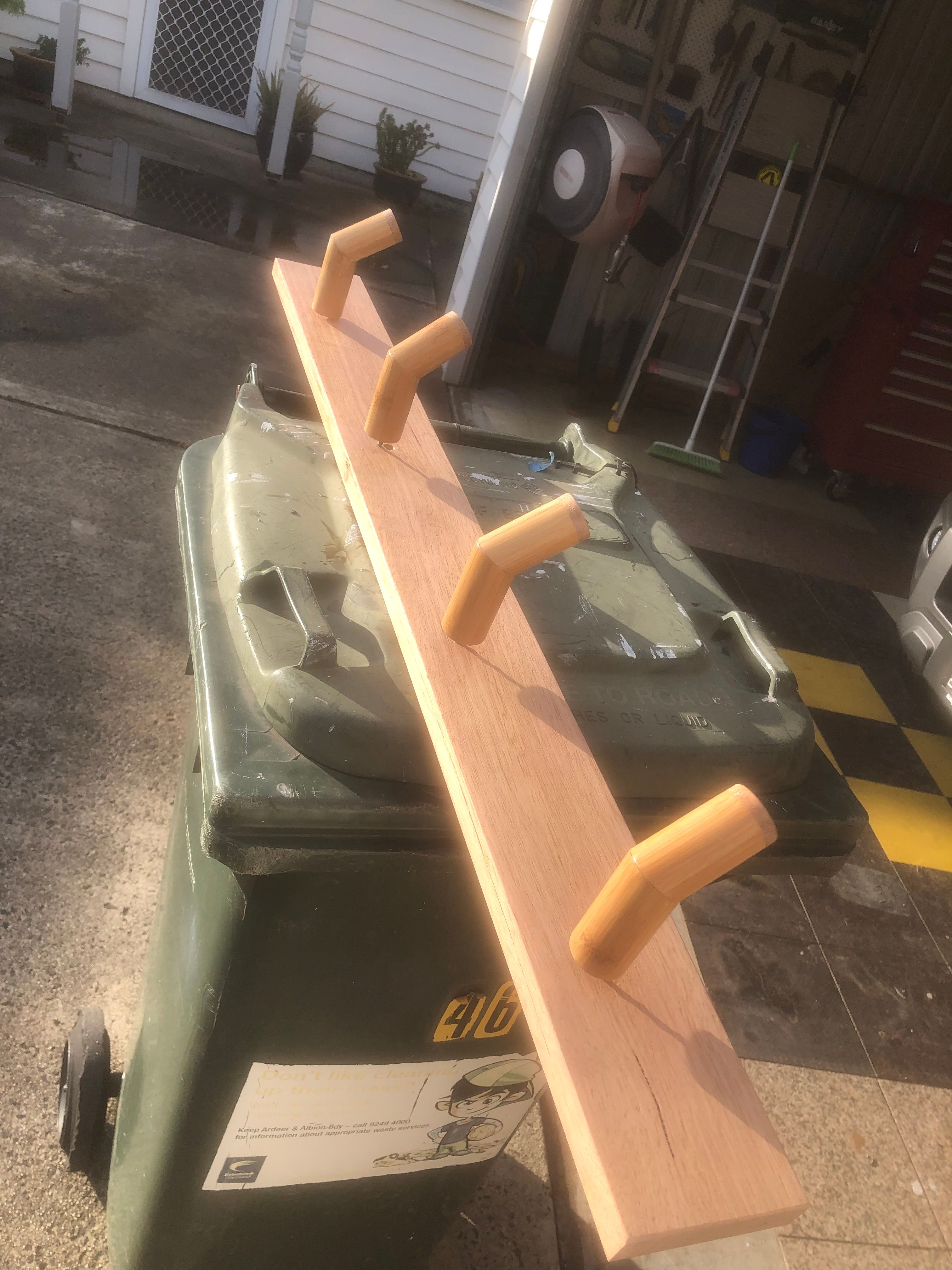 Timber coat hook Bunnings community