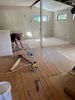 putting in the floor