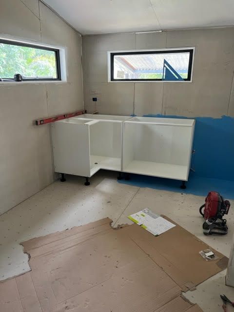 corner and back wall