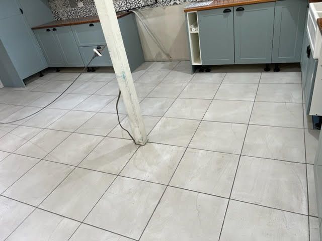 installing cupboards