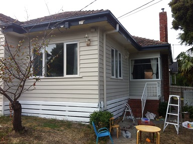 Painting Weatherboards 