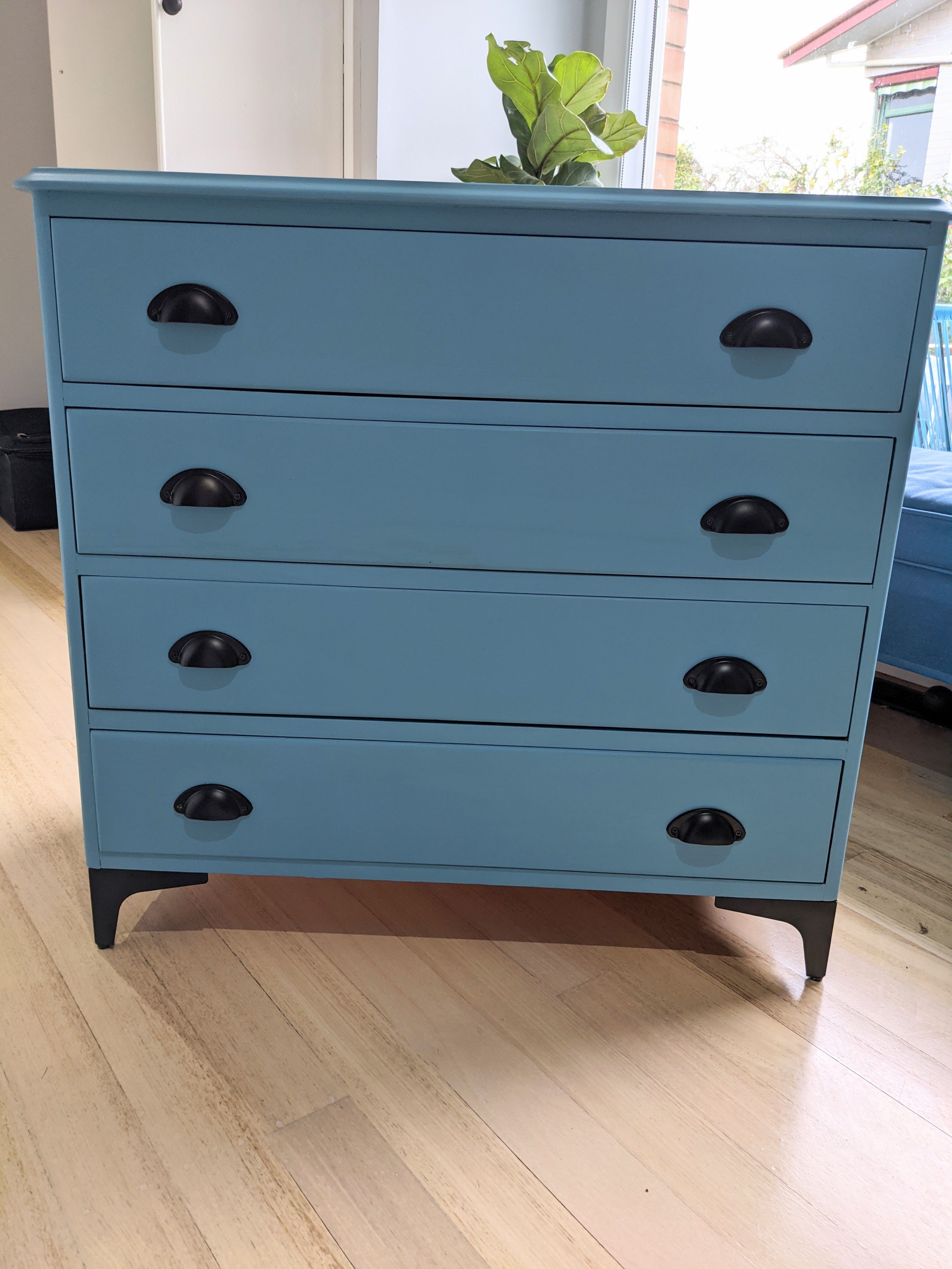 Upcycled Grandma's chest of drawers Bunnings community
