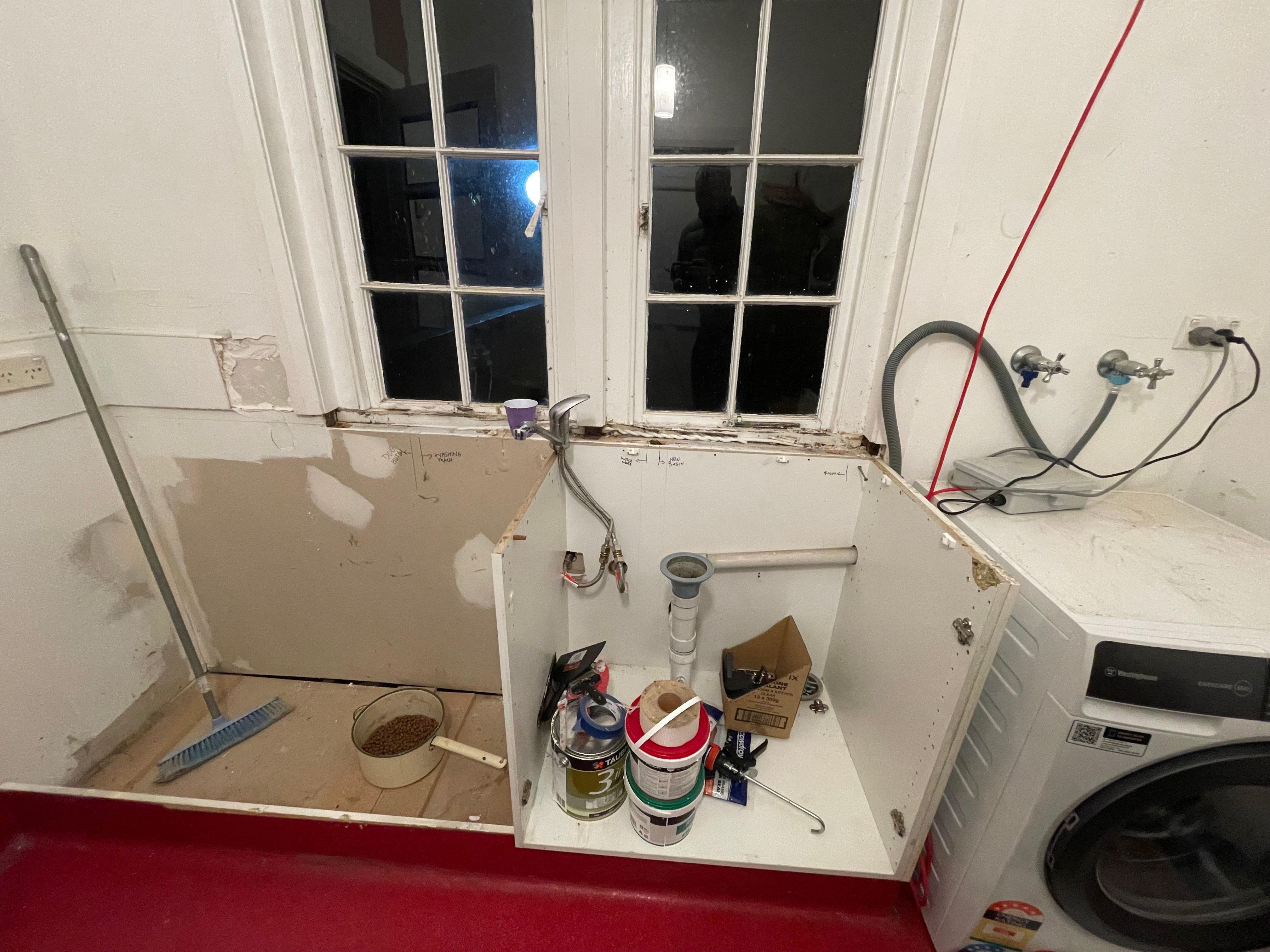 Heritage laundry makeover using Kaboodle Bunnings community