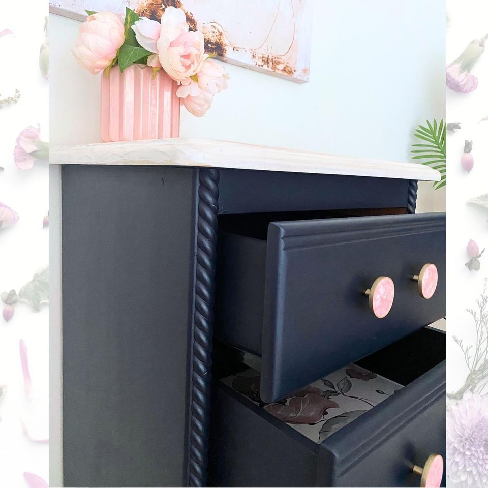 Upcycled drawers with D.I.Y. chalk paint Bunnings community