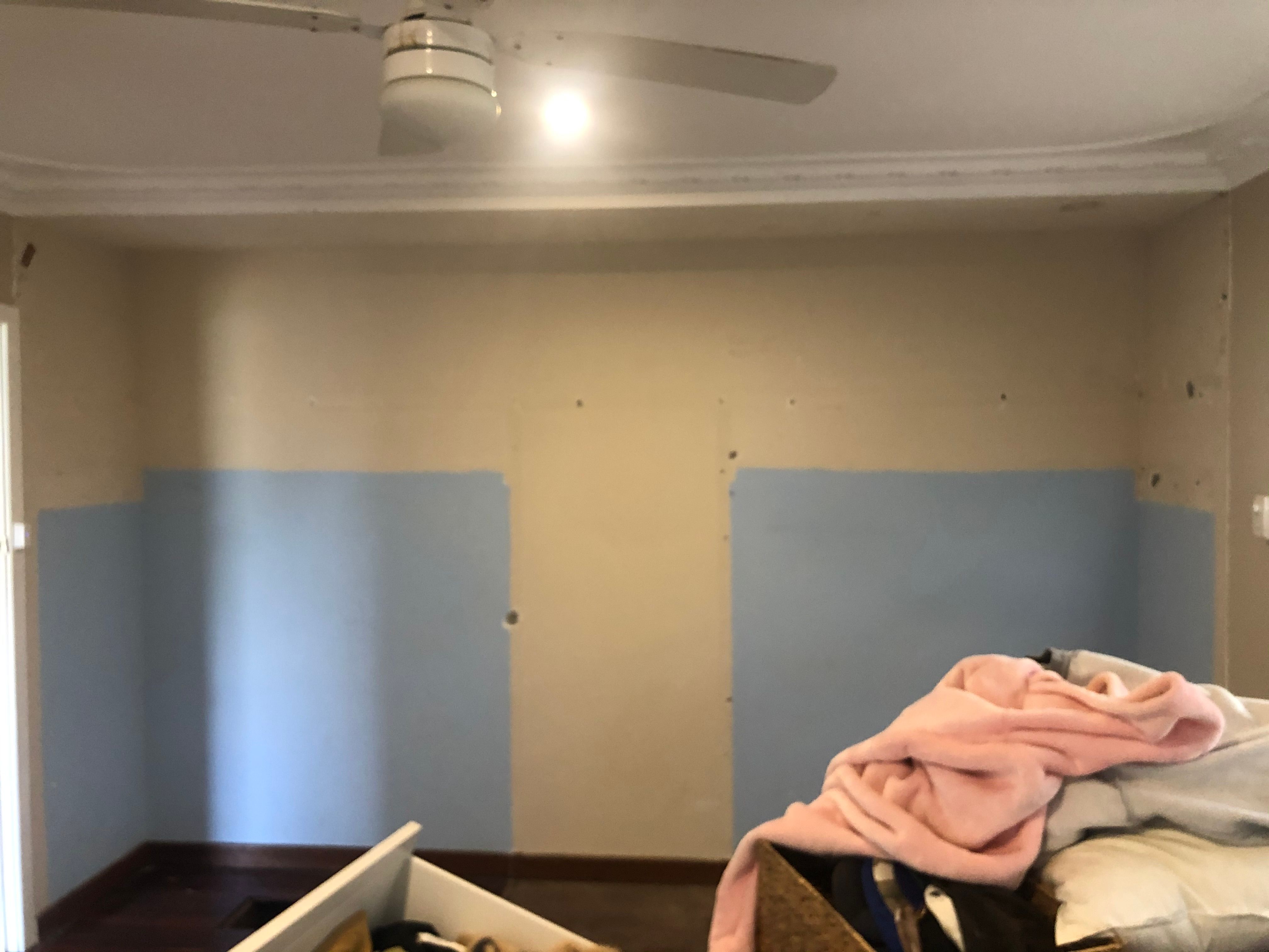 Bedroom makeover with Easycraft panels Bunnings community