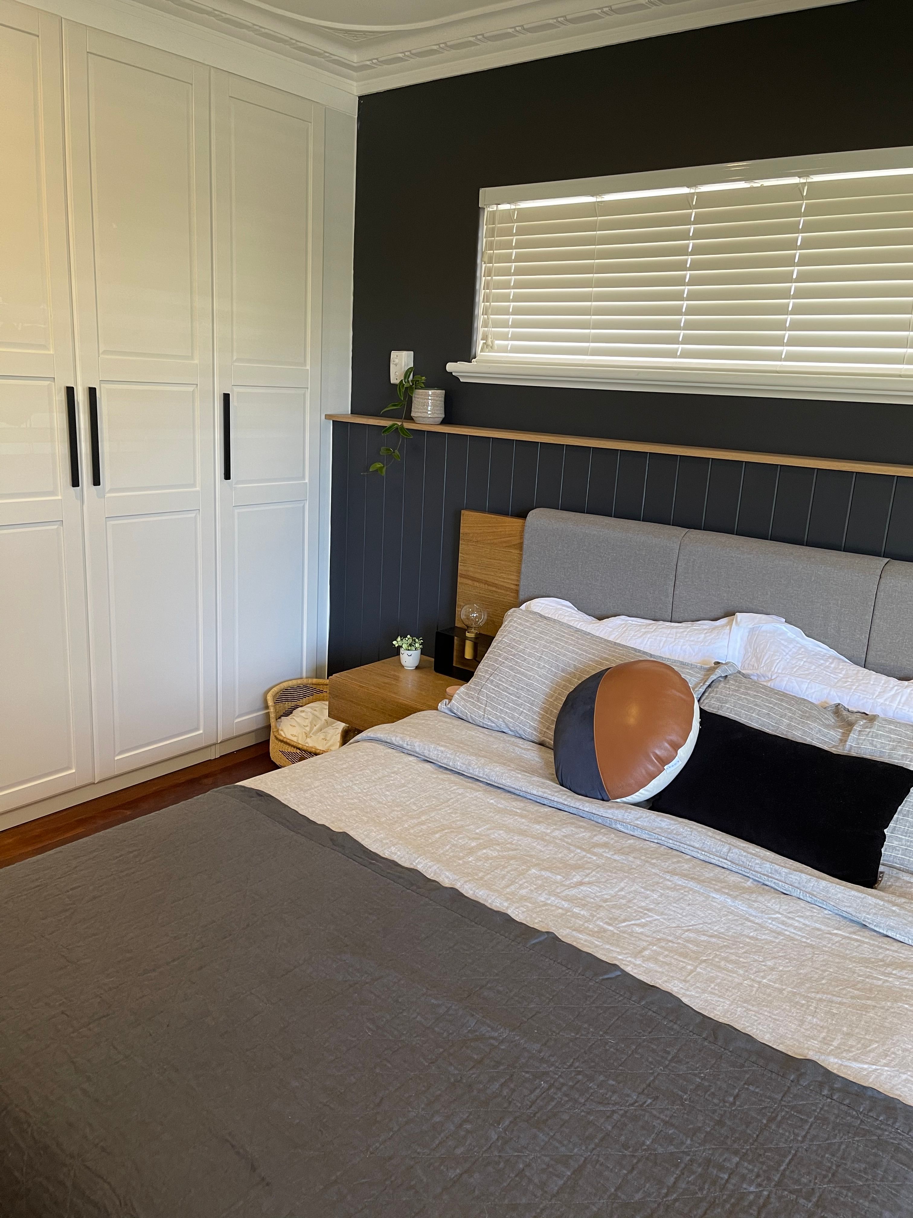 Bedroom makeover with Easycraft panels Bunnings community