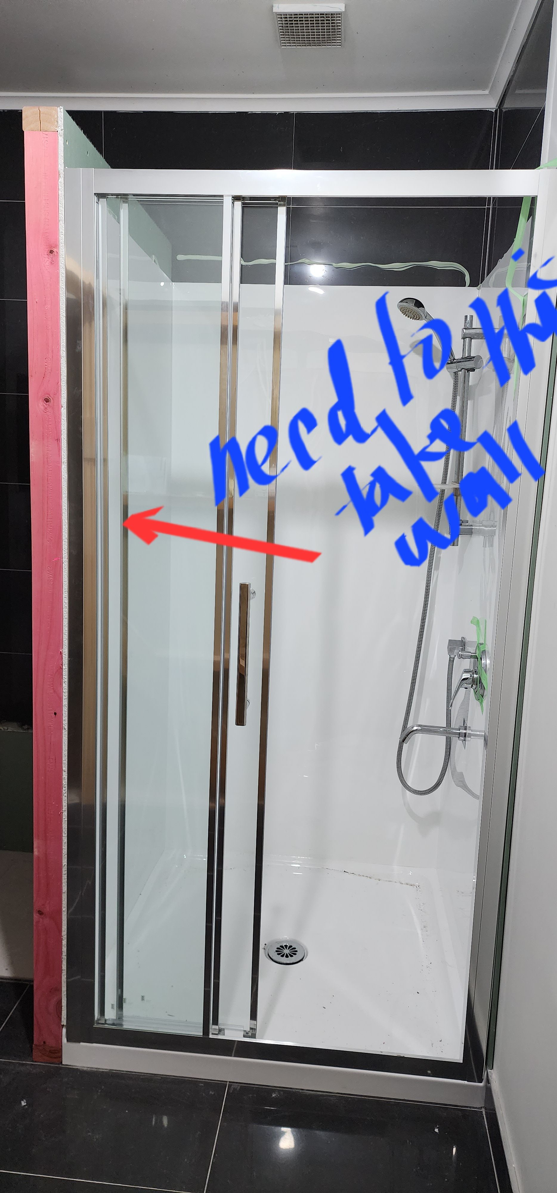 How to replace a shower wall? Bunnings community