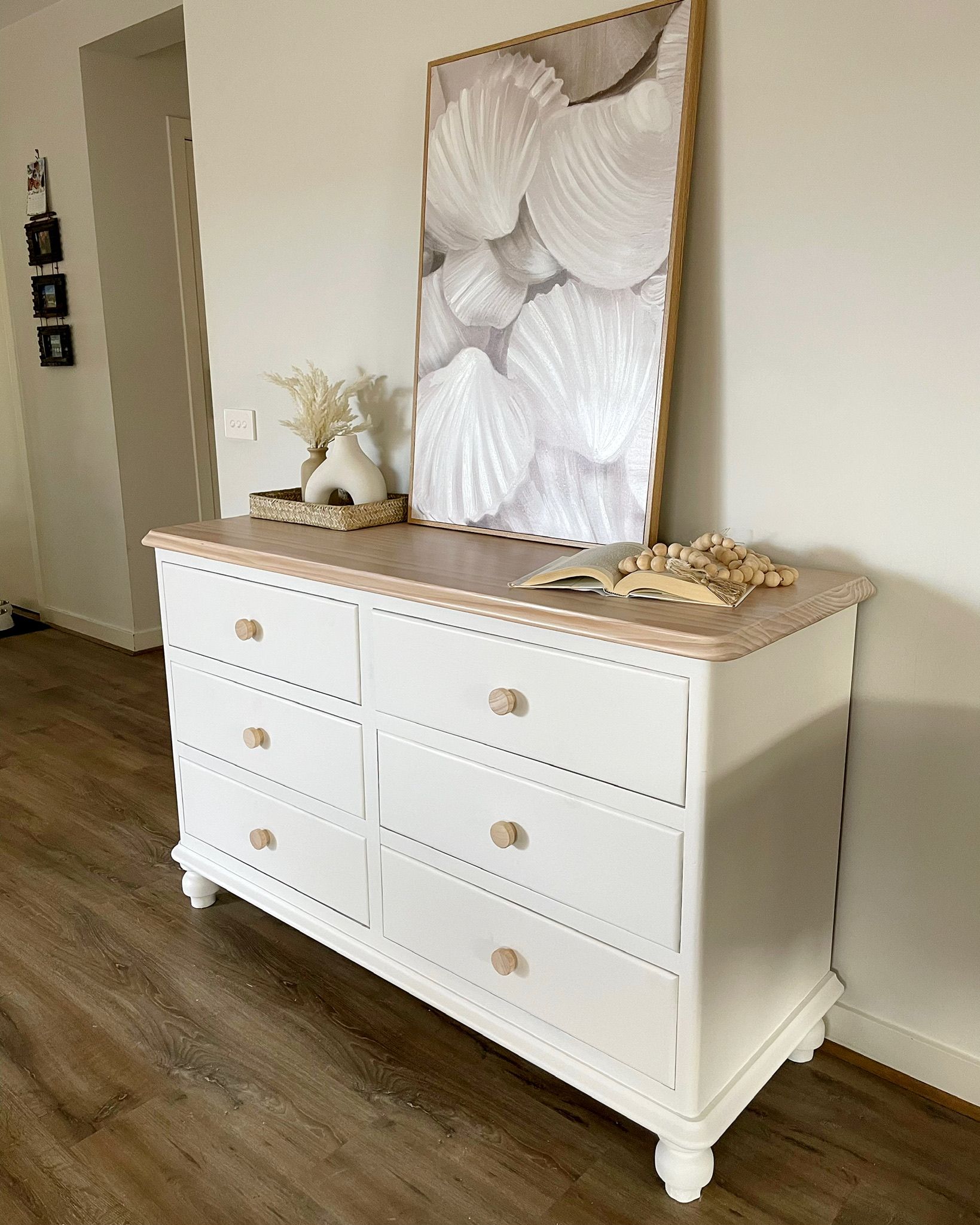 Upcycled coastalstyle timber dresser Bunnings community