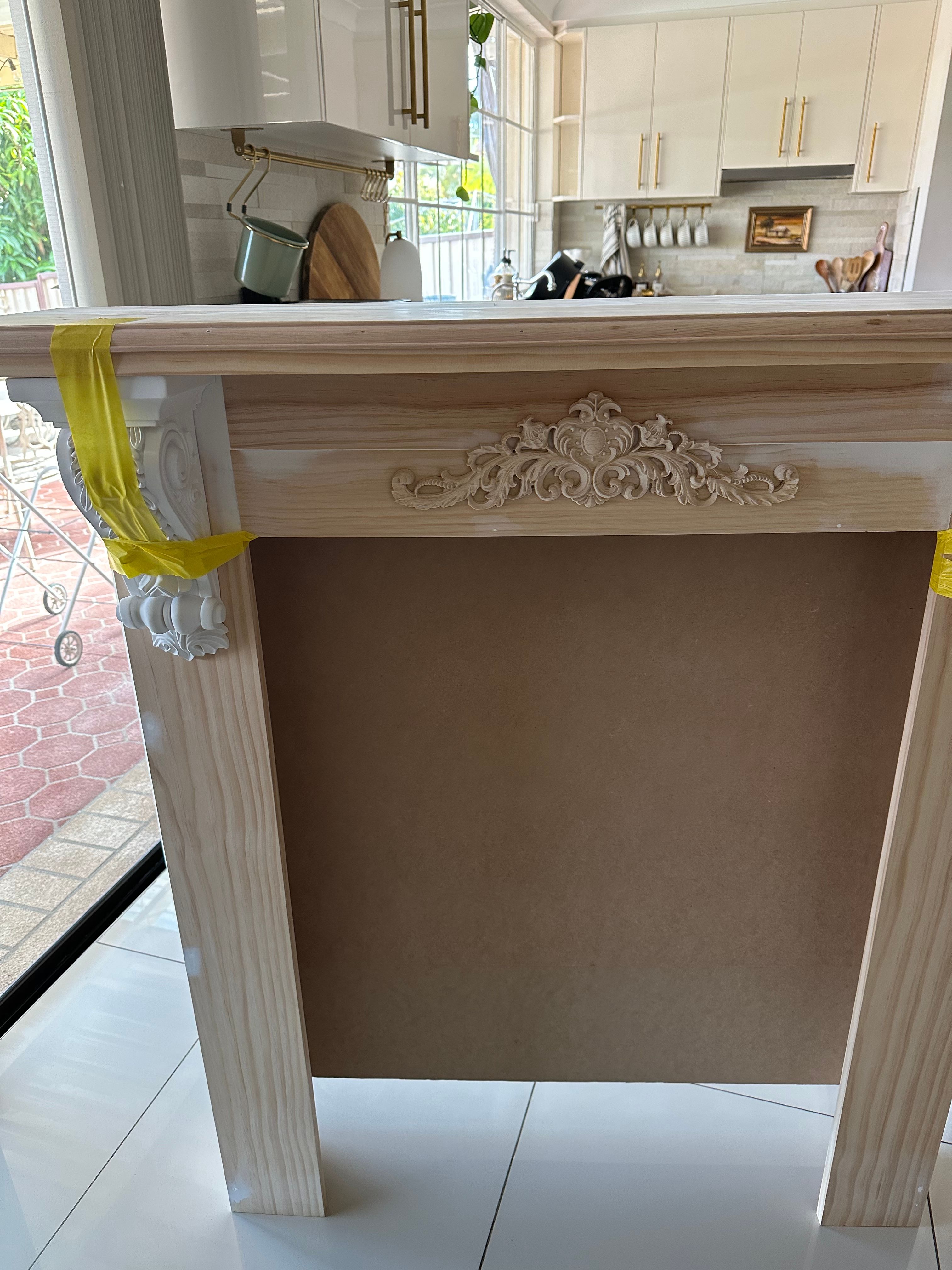 D.I.Y. fireplace mantel and surround Bunnings community