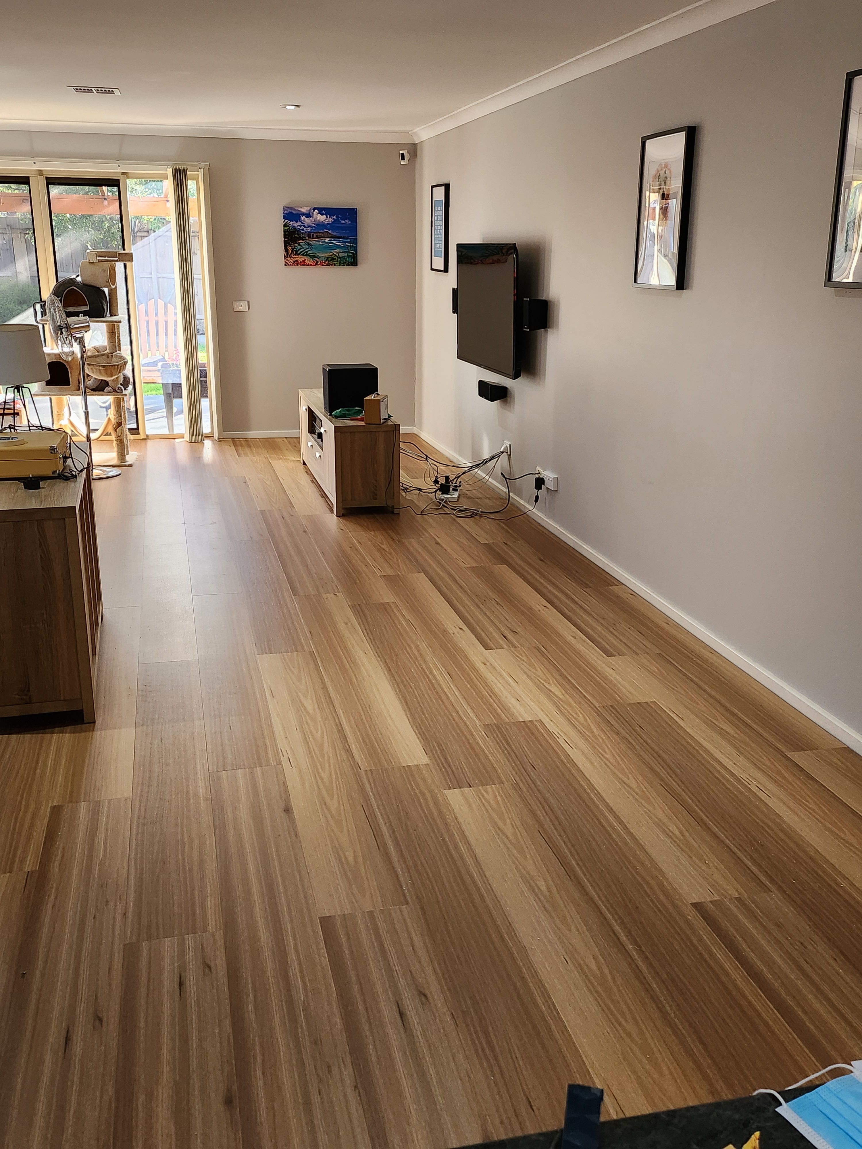 Hybrid flooring installation Bunnings community