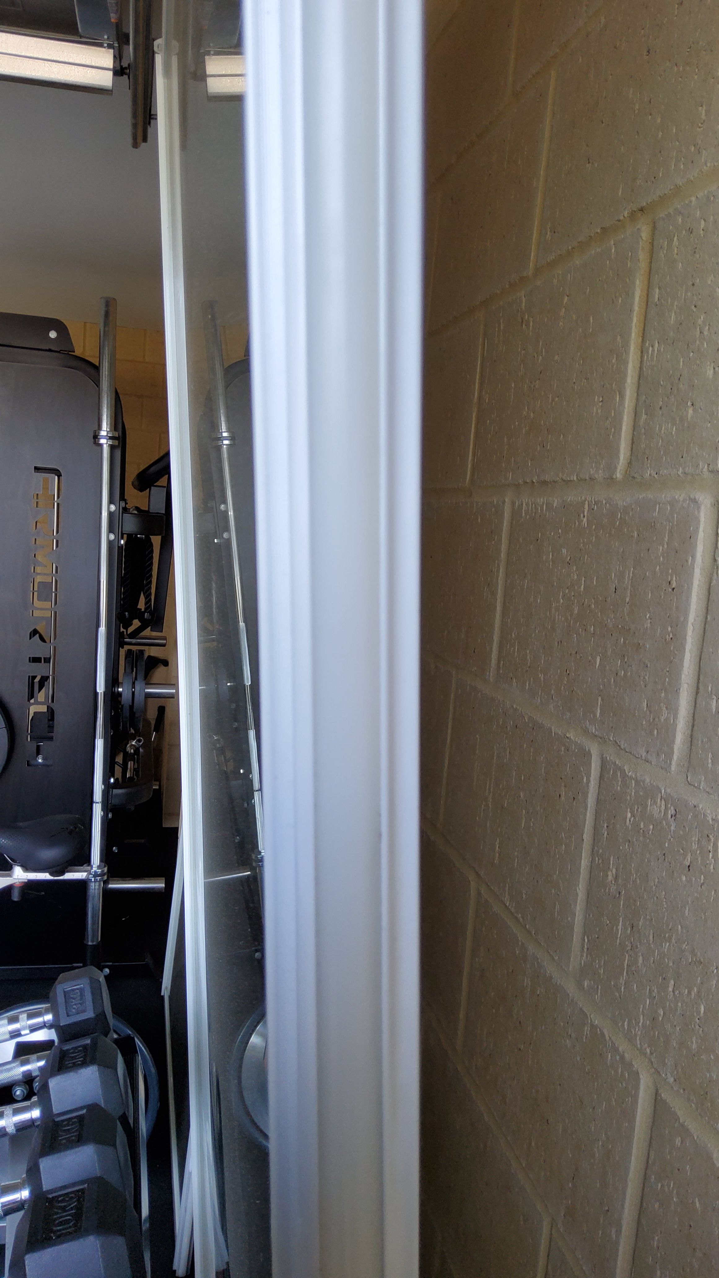 How to mount large gym mirrors to brick Bunnings community