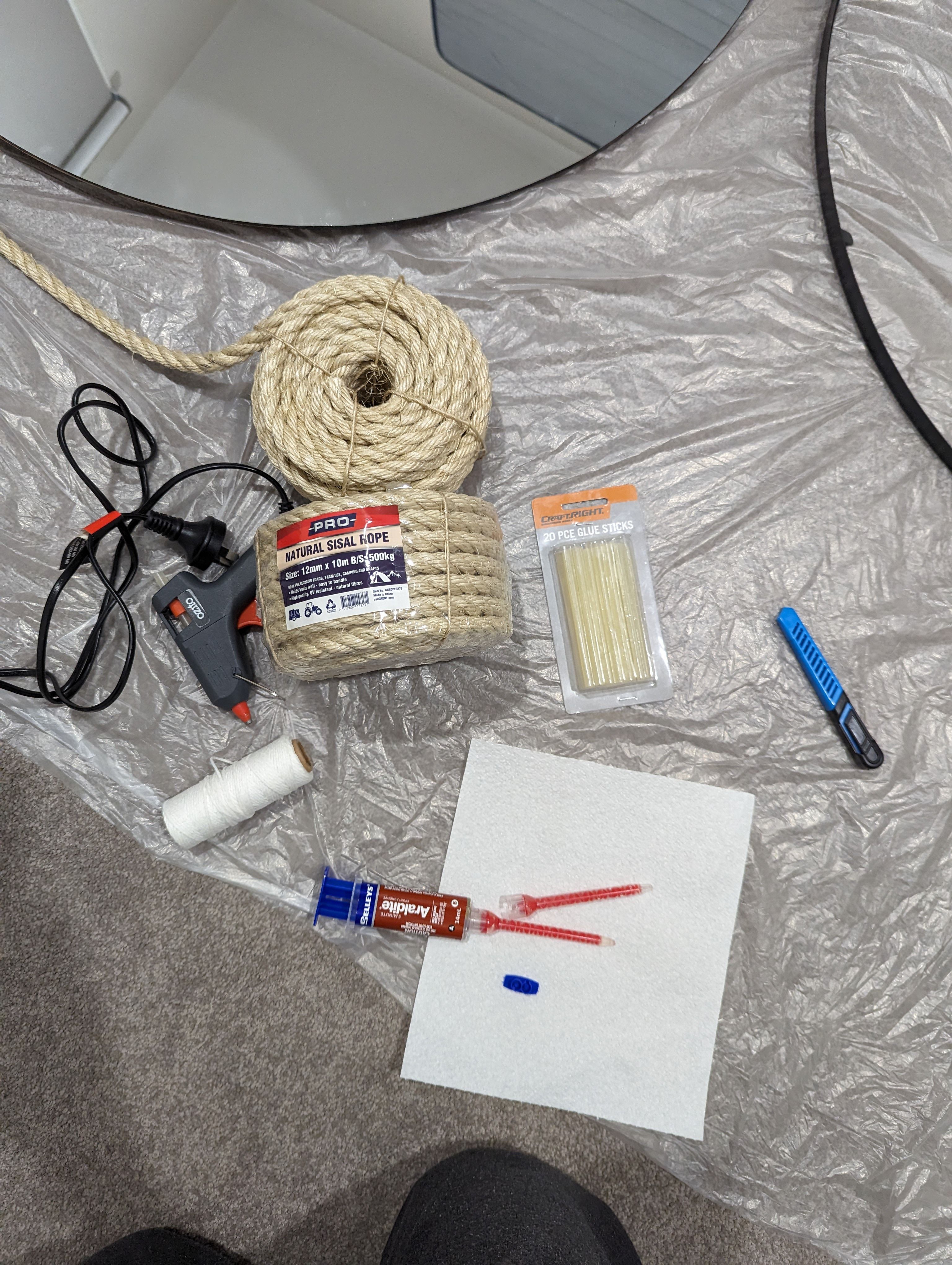 Nauticallook mirror using rope Bunnings community