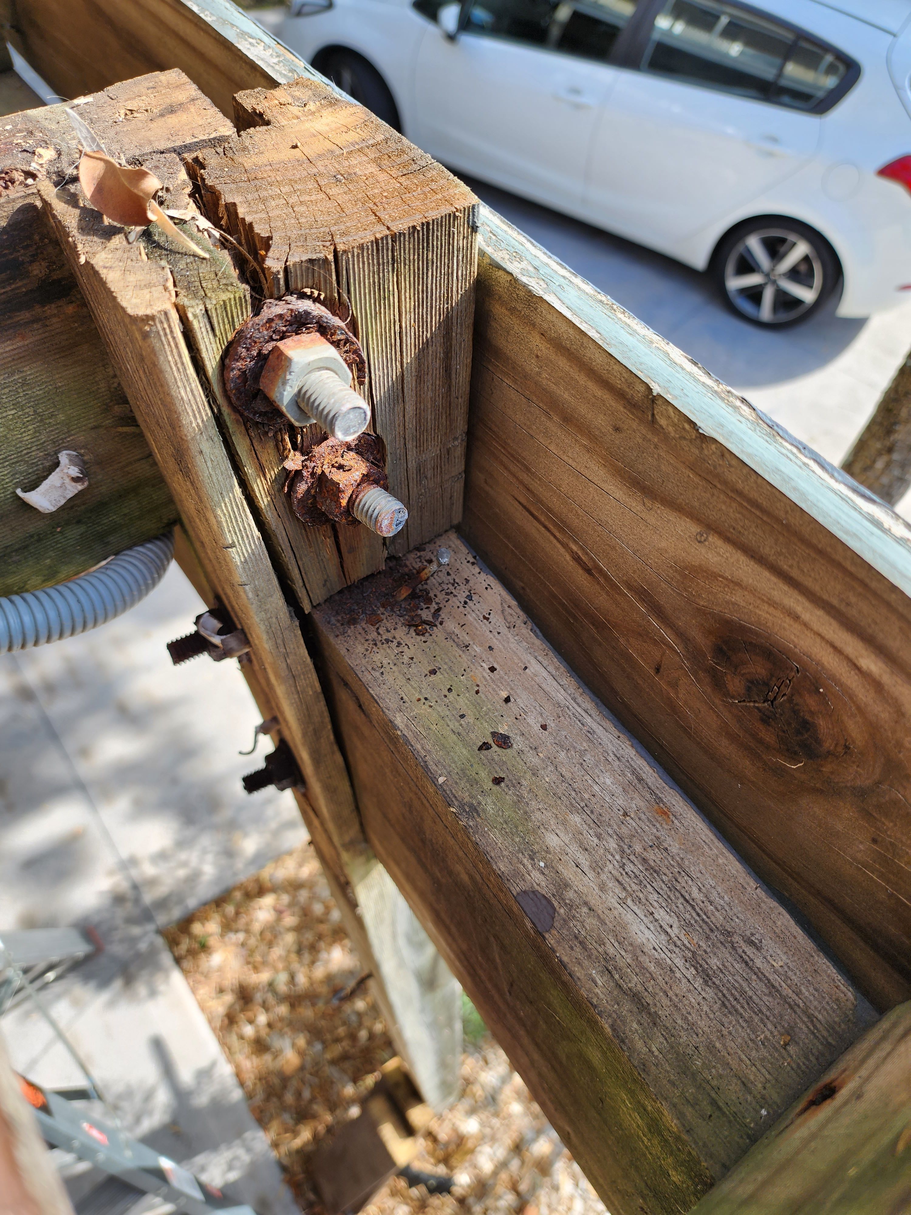 How to repair bearer to post connection? Bunnings community