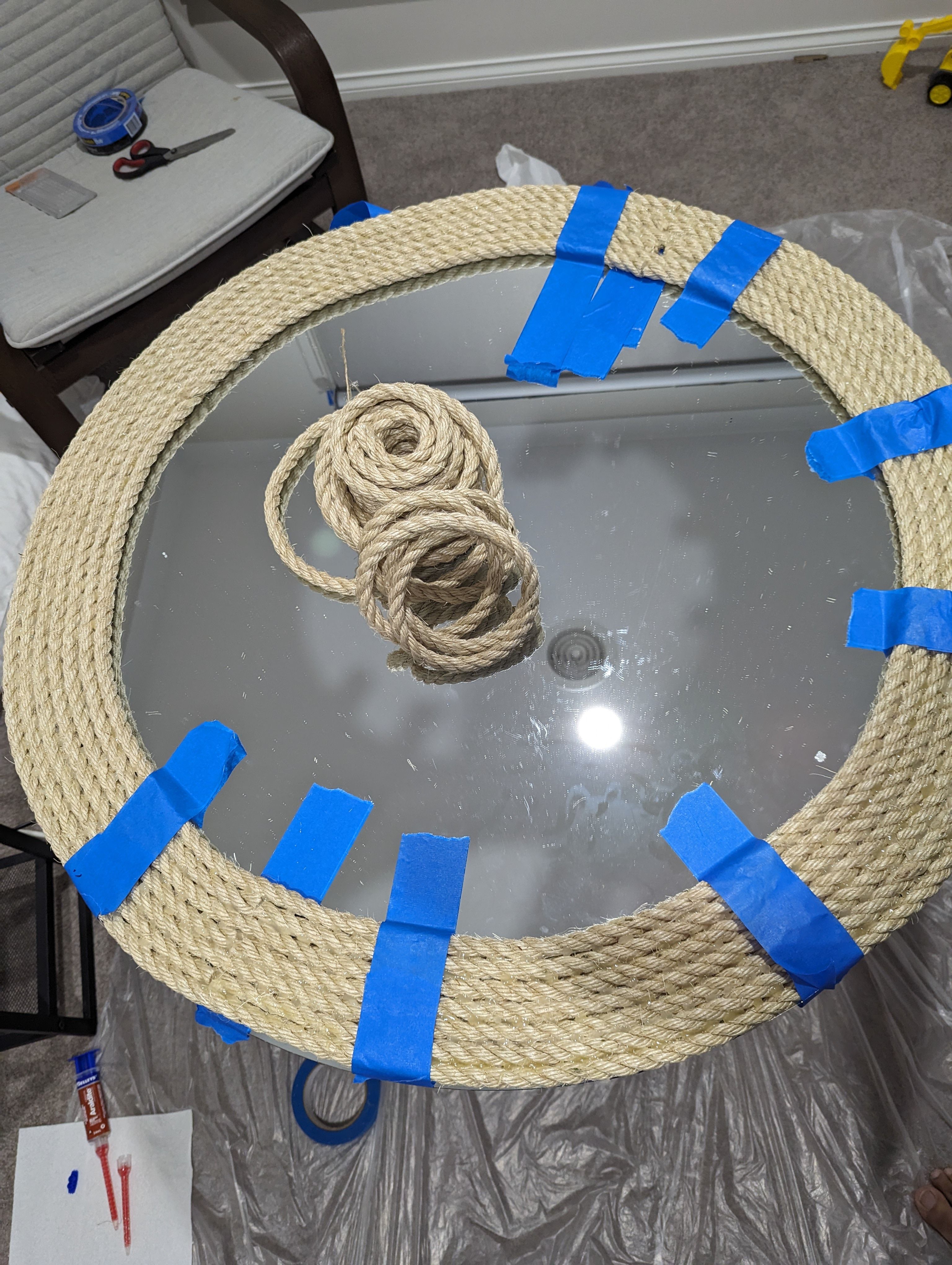 Nauticallook mirror using rope Bunnings community