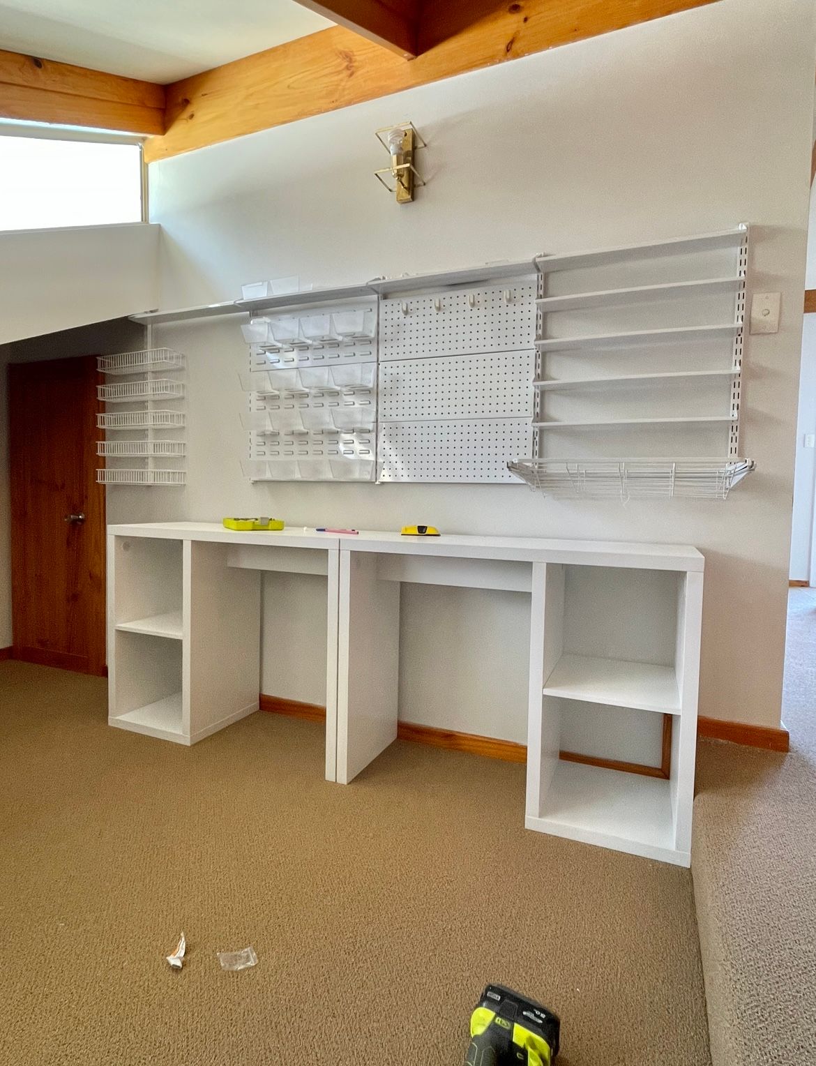 Craft room with storage Bunnings community