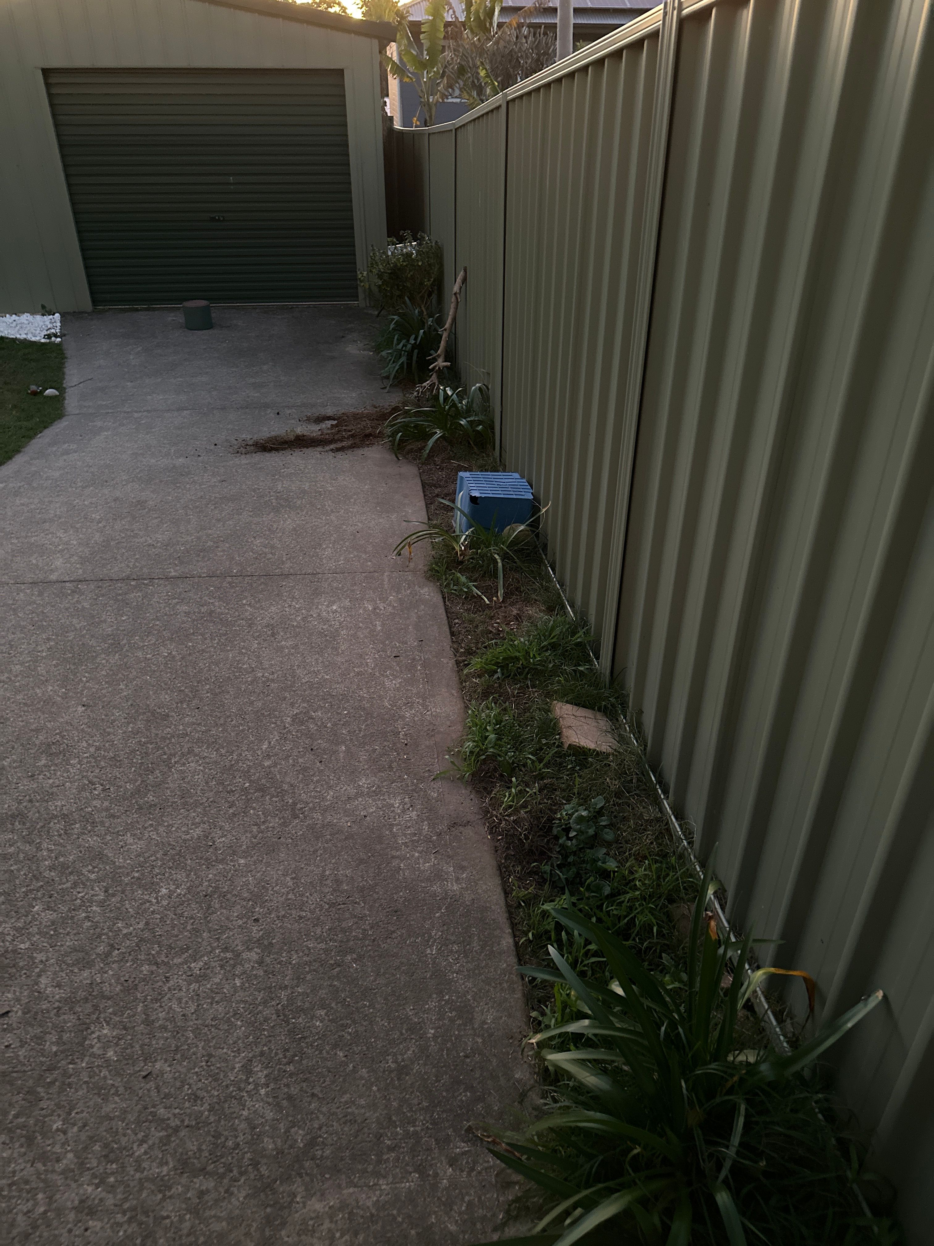 How to fill gap under boundary fence? Bunnings community