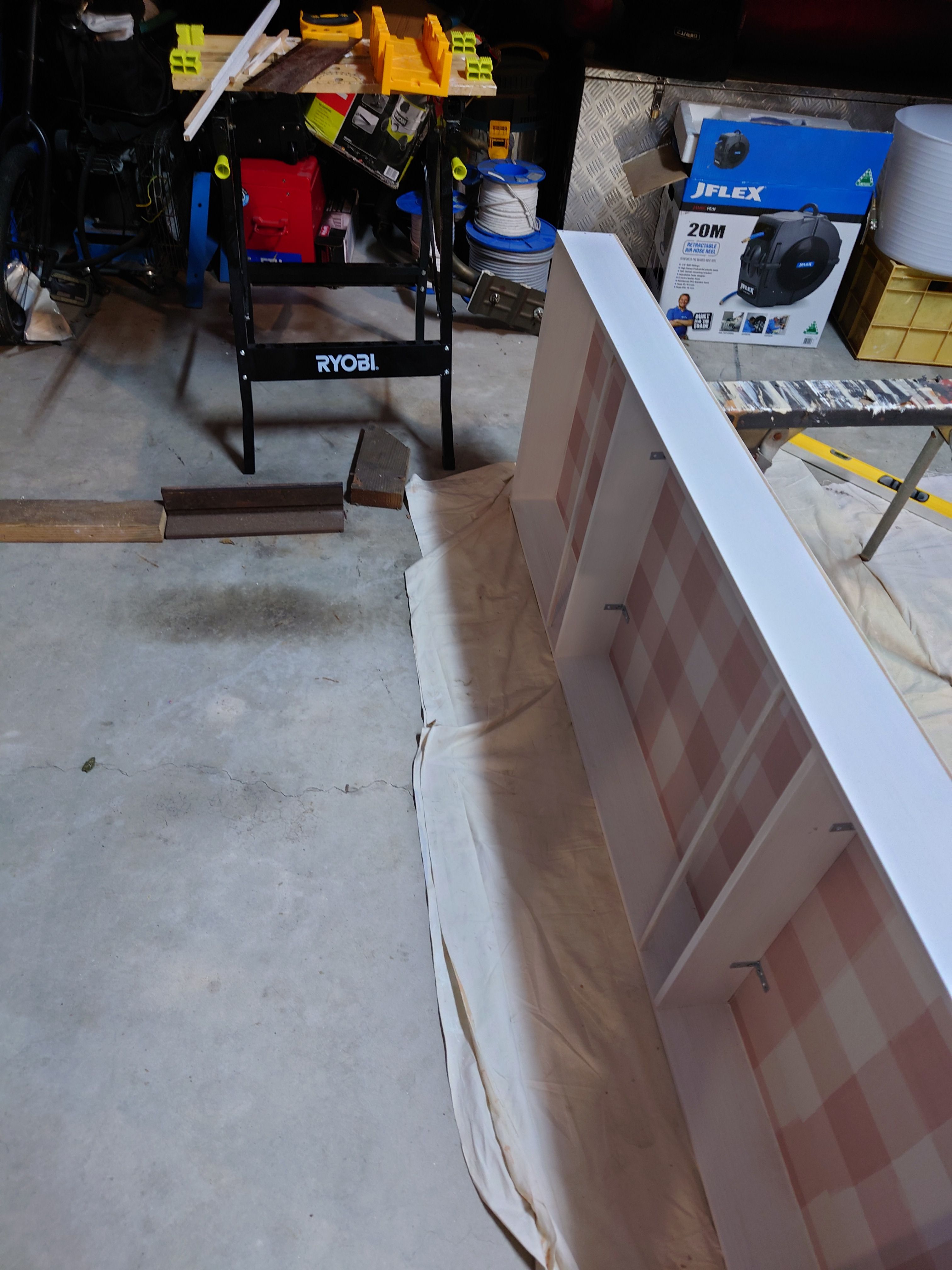 DIY Rolling pantry to the kitchen Bunnings community