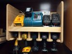 Cordless drill charging station