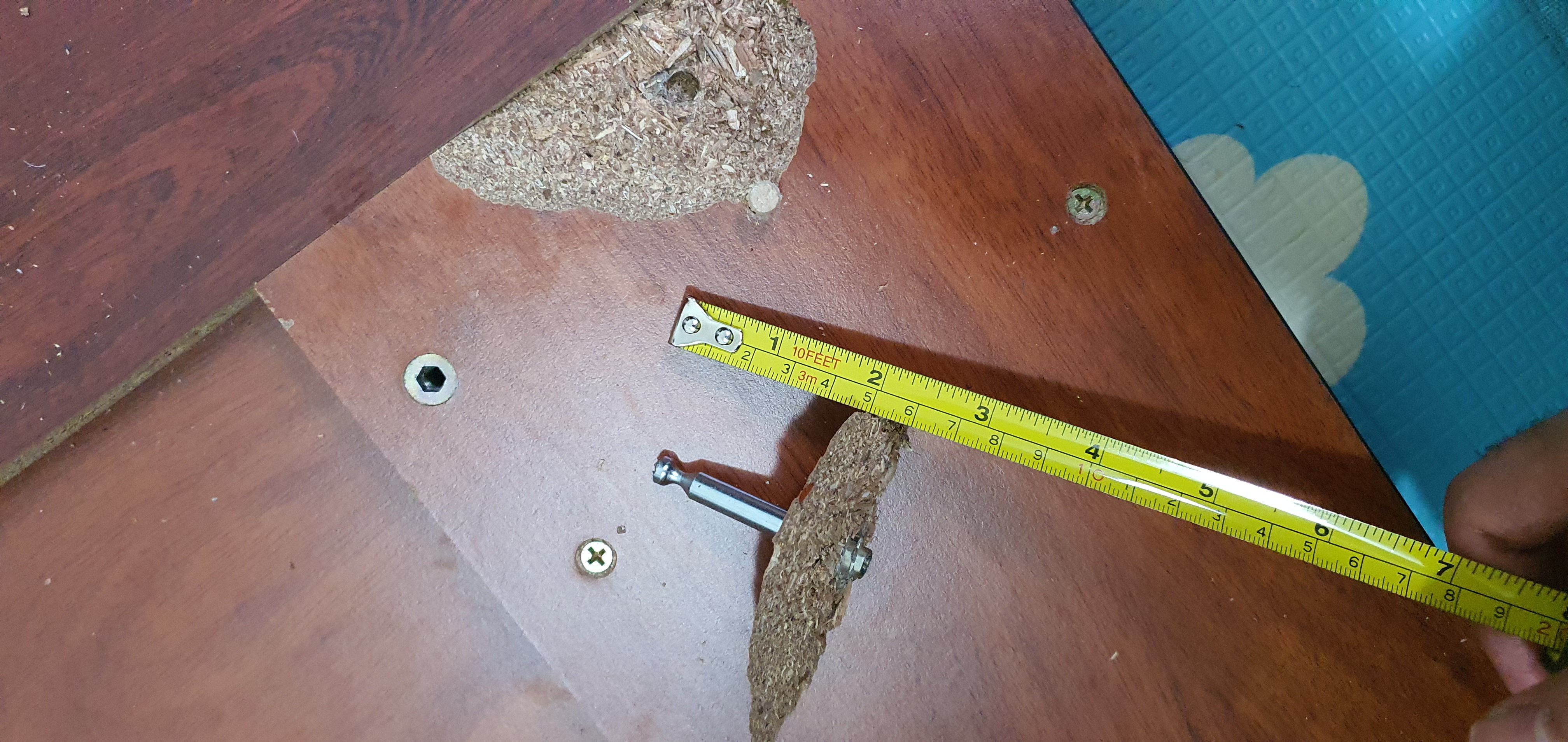 How to fix particleboard table leg? Page 3 Bunnings community