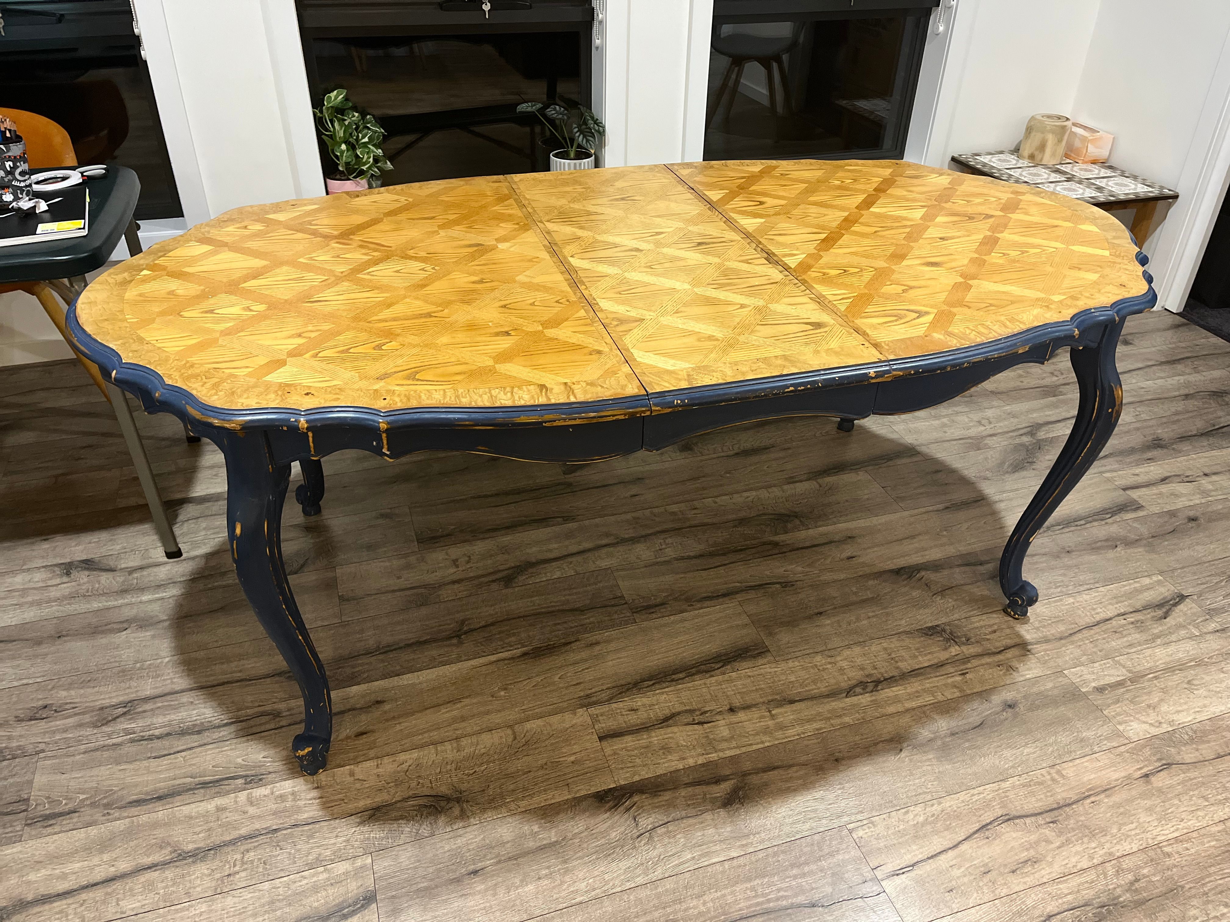 Solved Best way to repaint table that has a her... Bunnings