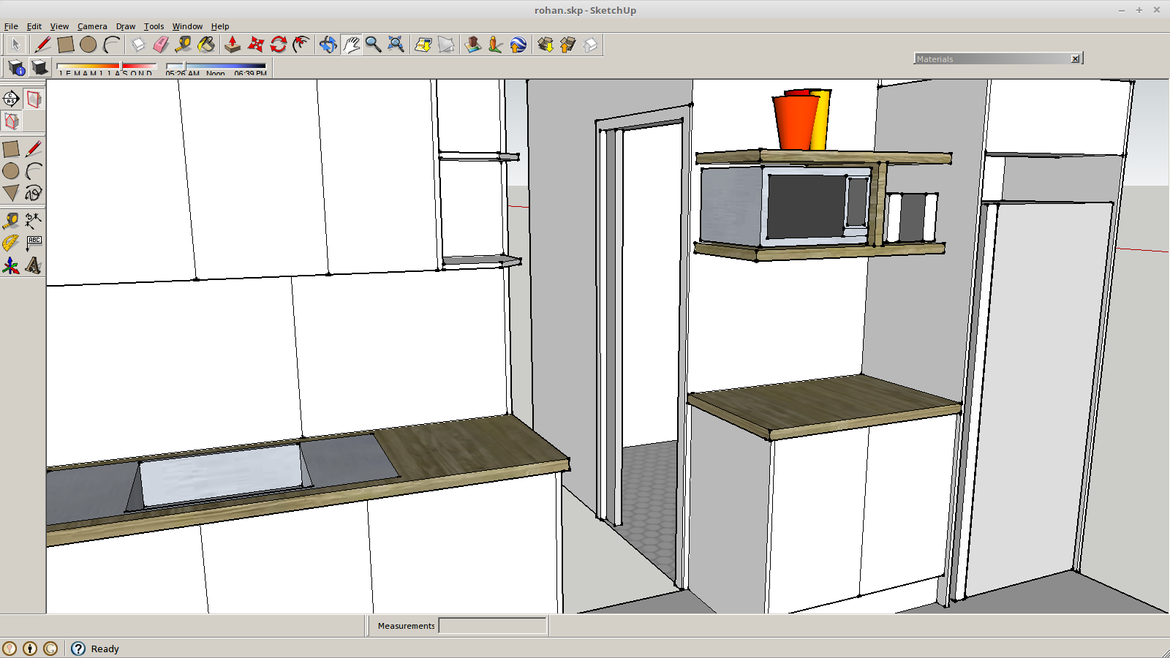 This is the view of what that entrance might look from the kitchen.