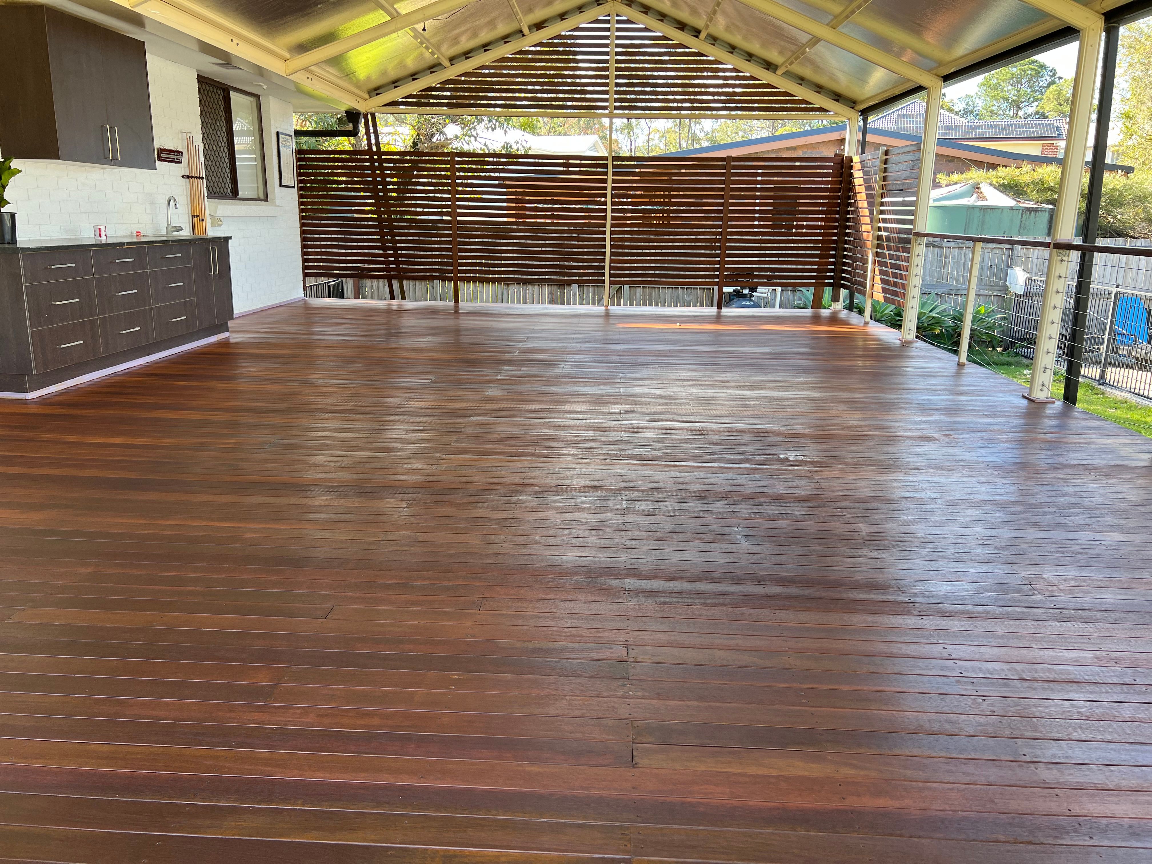 How to renew Merbau decking area? Bunnings community