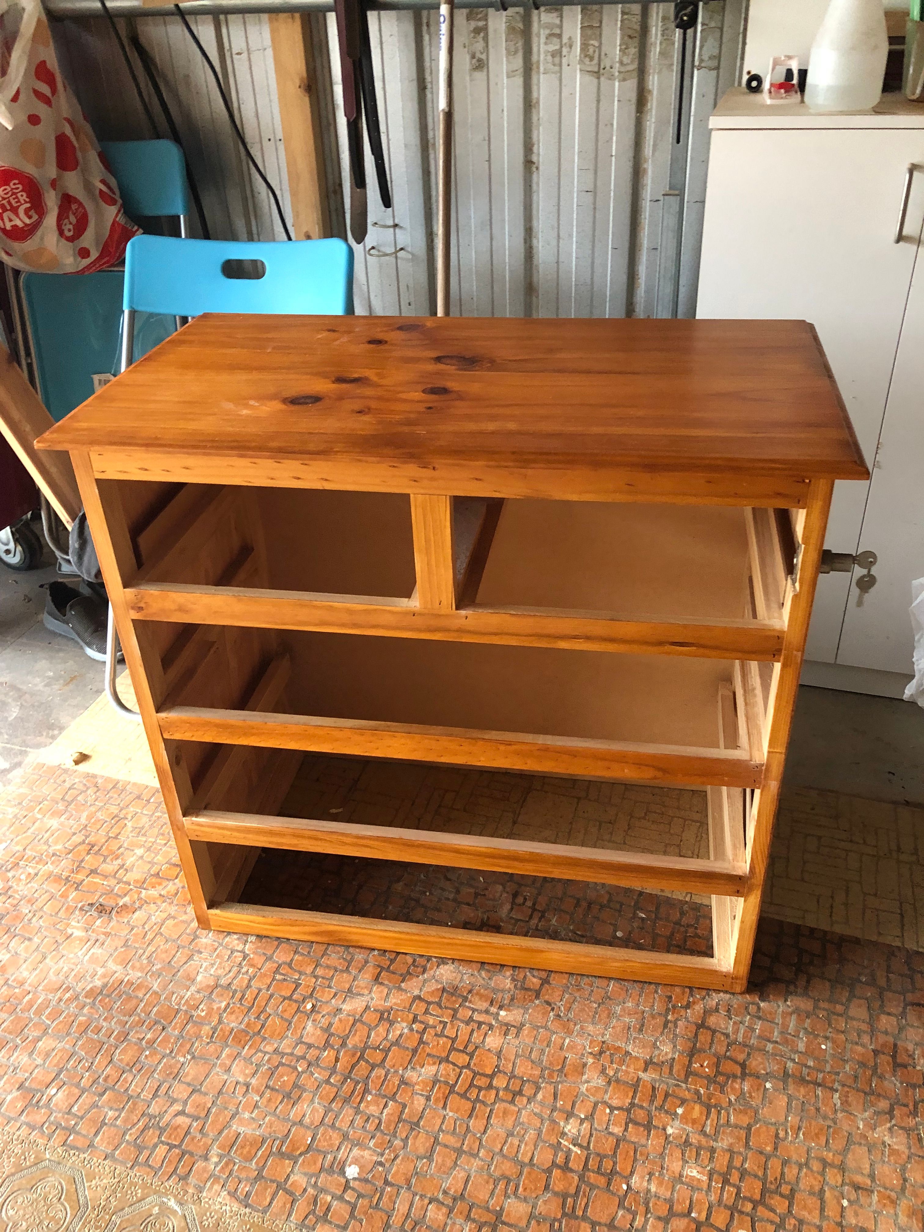 Upcycled chest of drawers Bunnings community