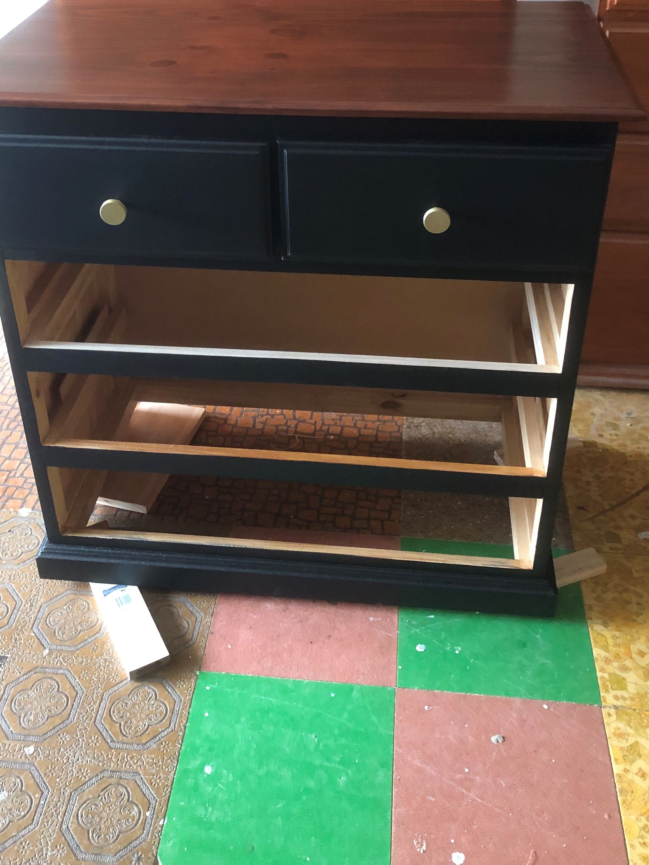 Upcycled chest of drawers Bunnings community