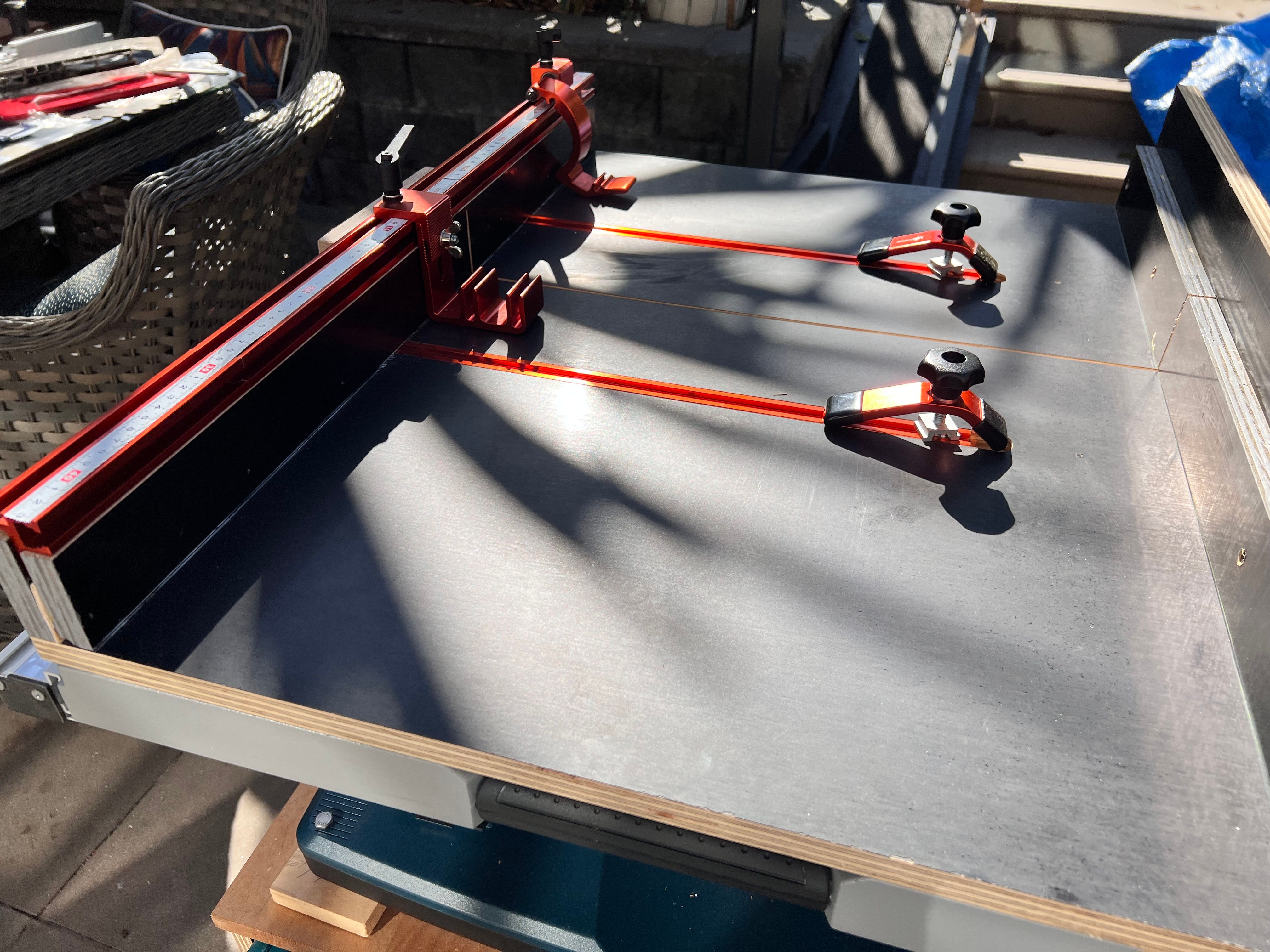 Table saw tool trolley and crosscut sled Bunnings community