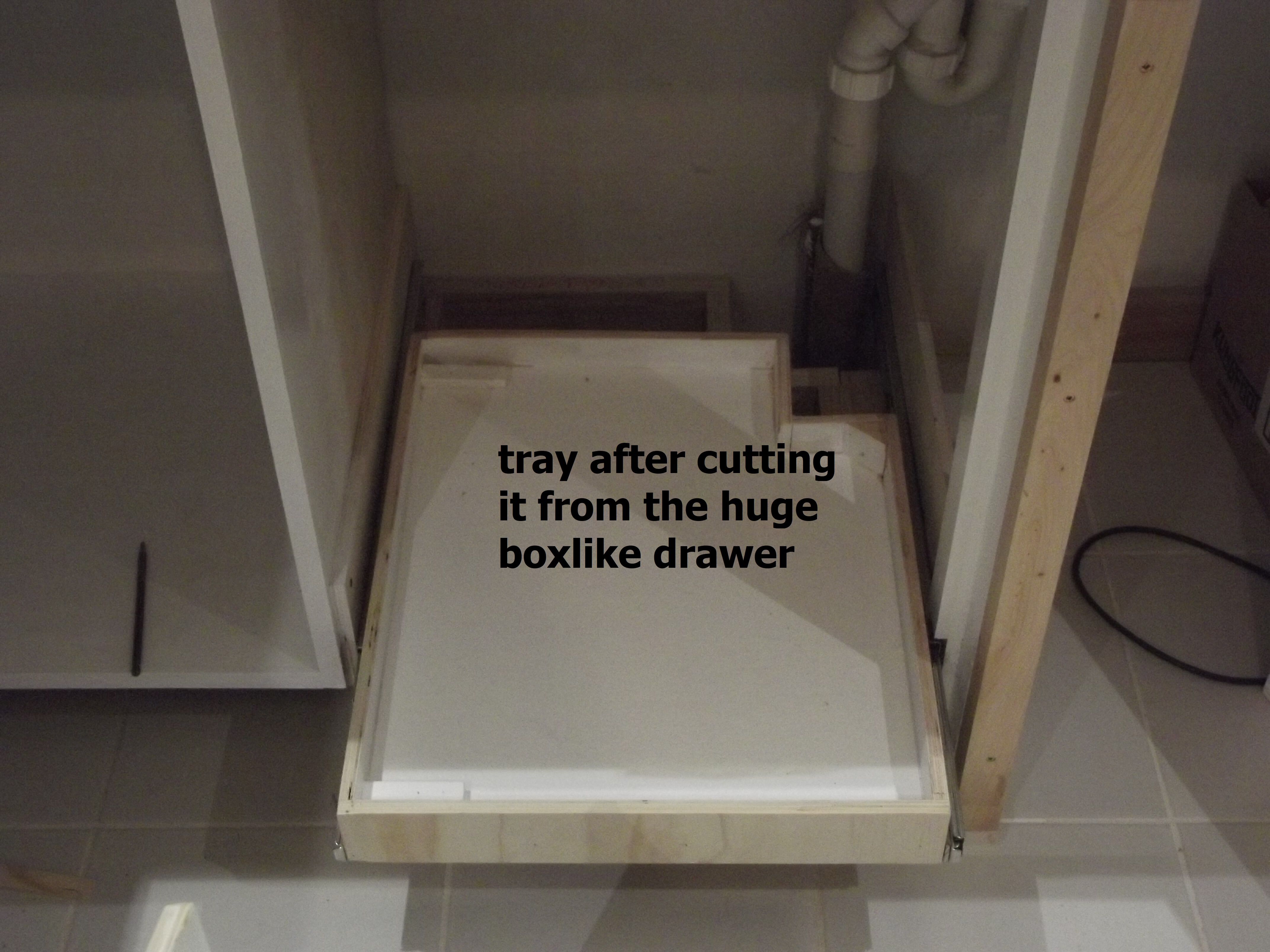 How to fit a huge drawer Bunnings community