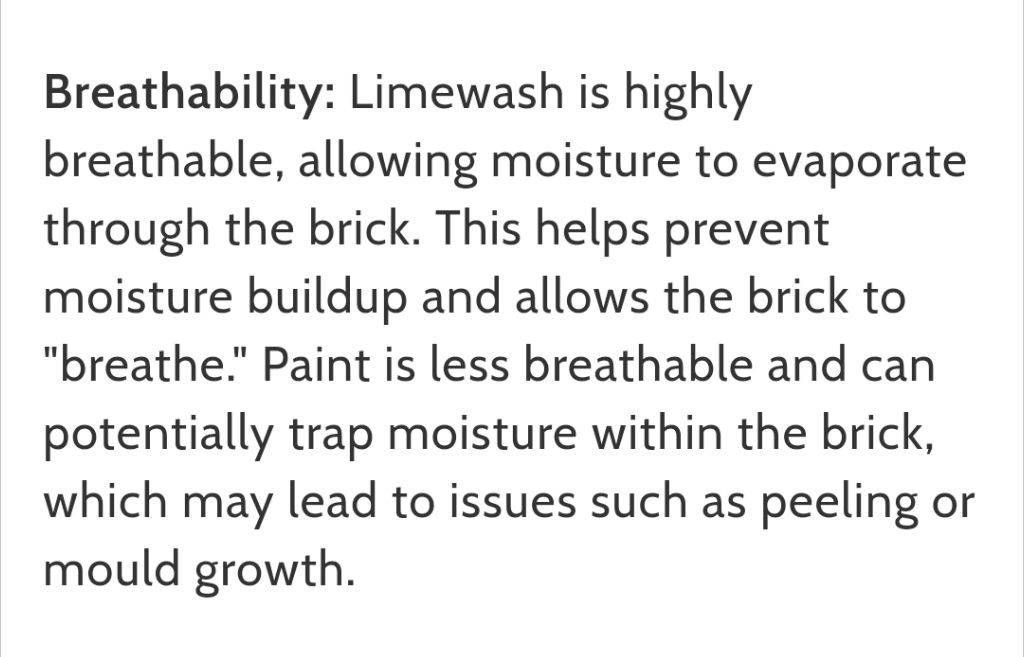 Limewash, paint or render the brick hous... Bunnings community