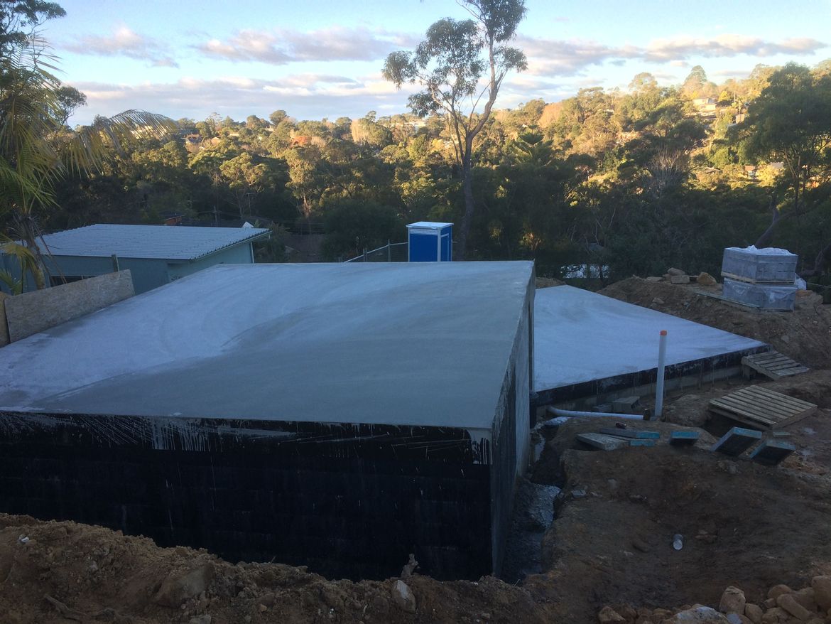 Suspended Slab with bondek.