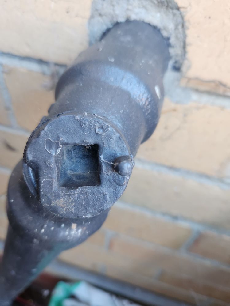 Metal plumbing pipe cap