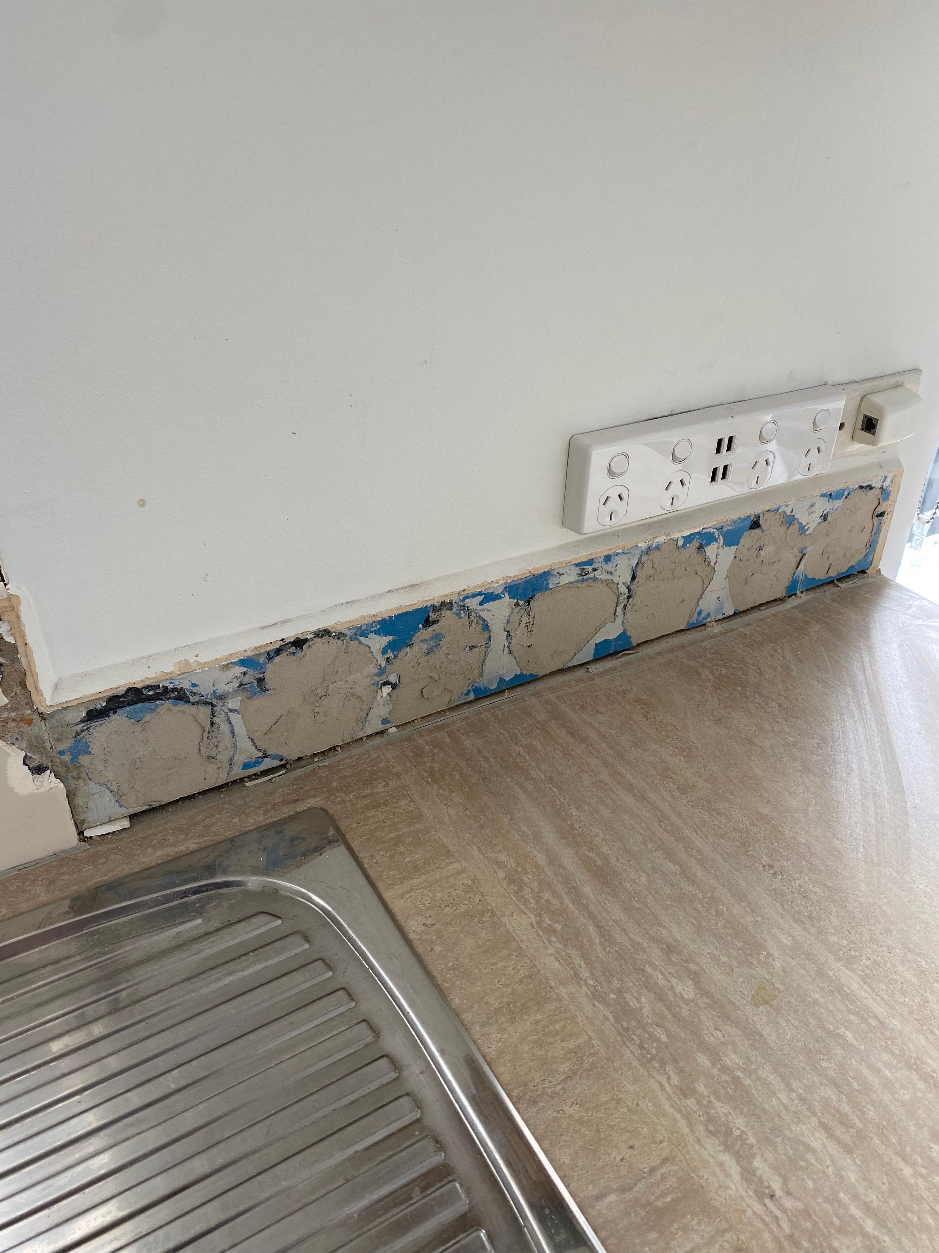 How to retile splashback? Bunnings community