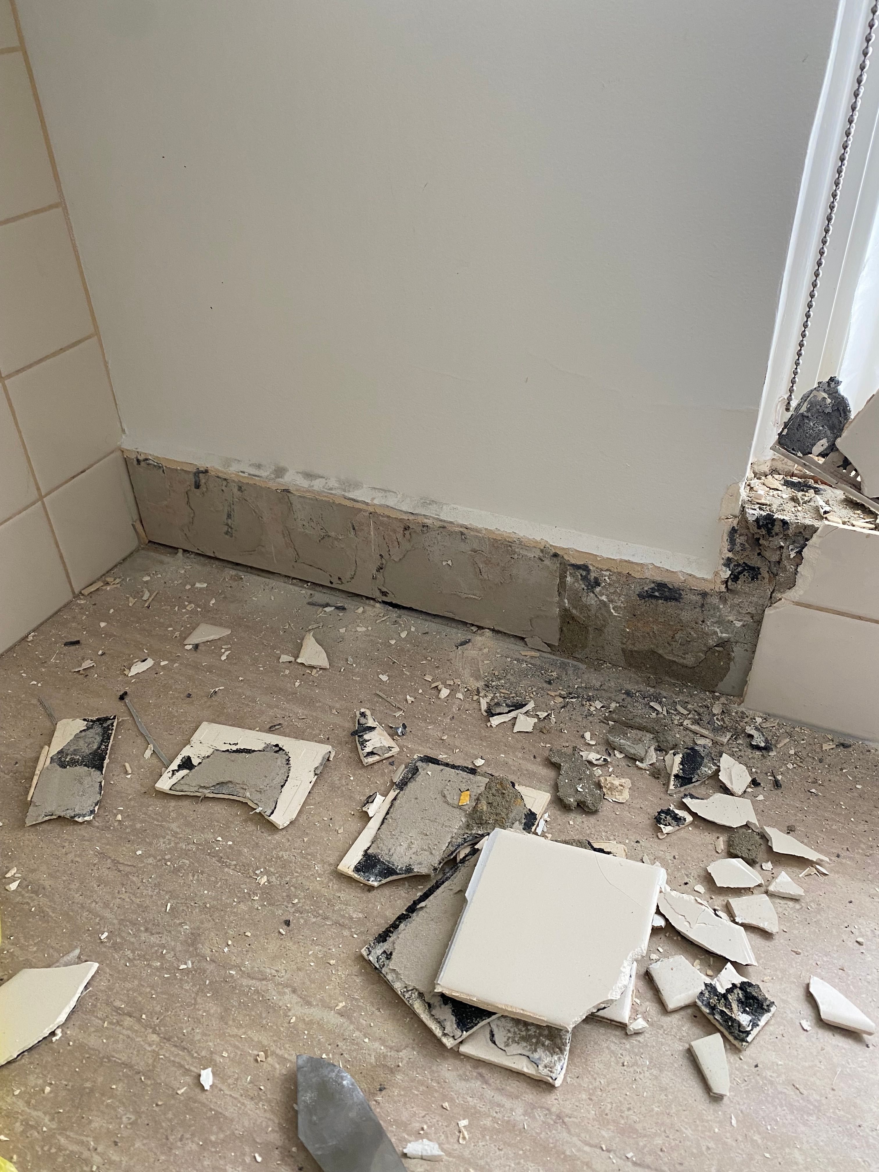 How to retile splashback? Bunnings community