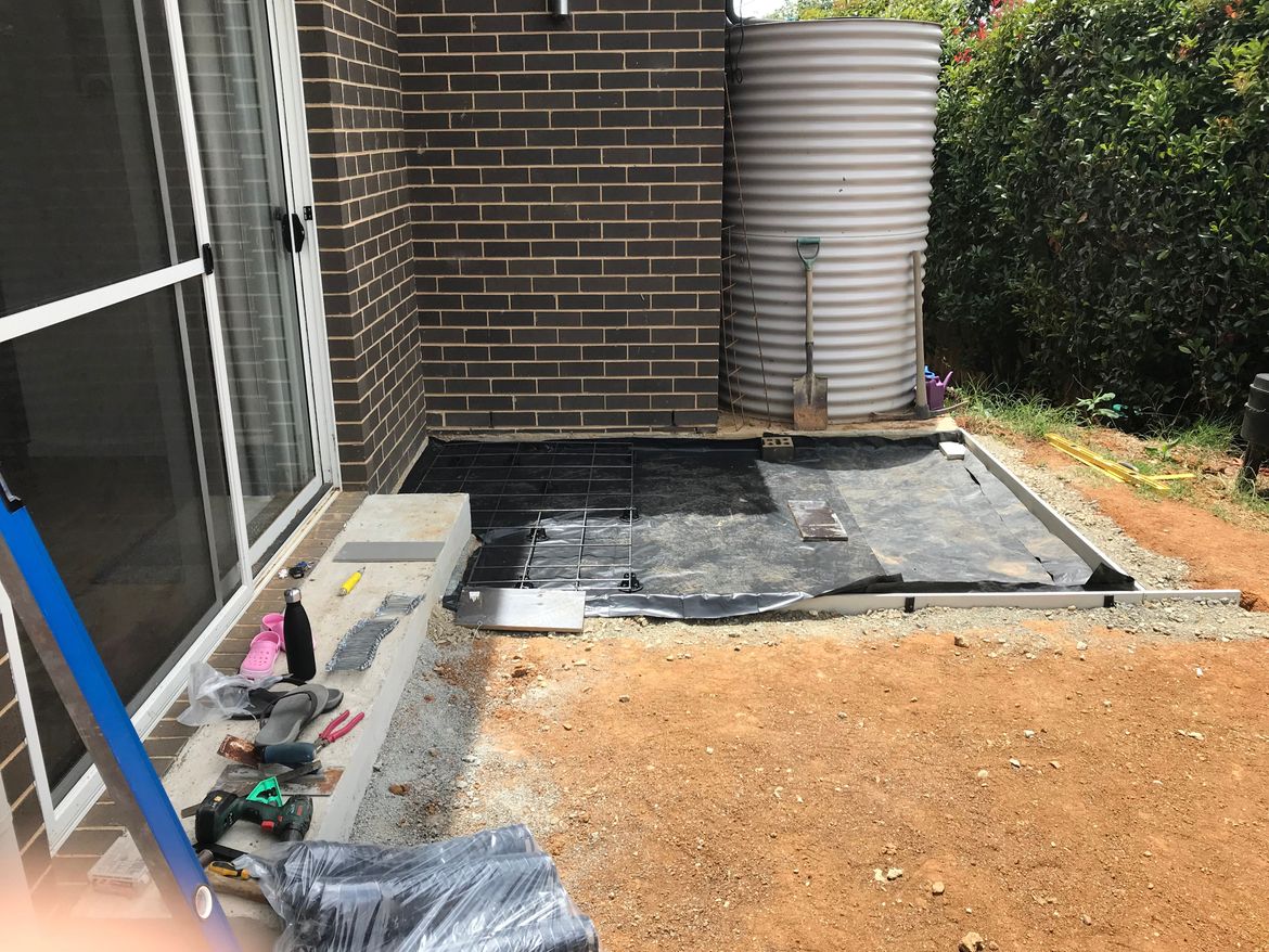 Formwork and first rei mesh in.