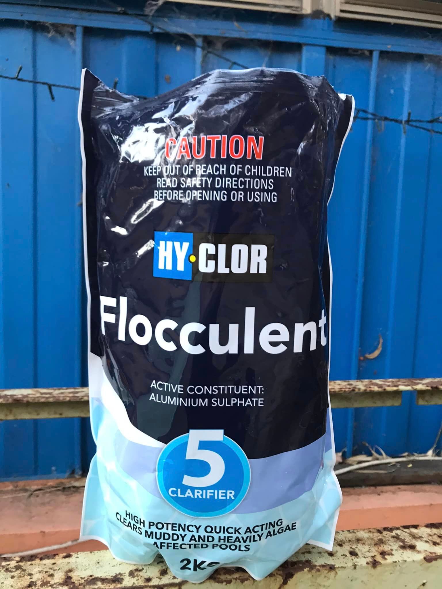 Clean pool of dark green algae Bunnings community