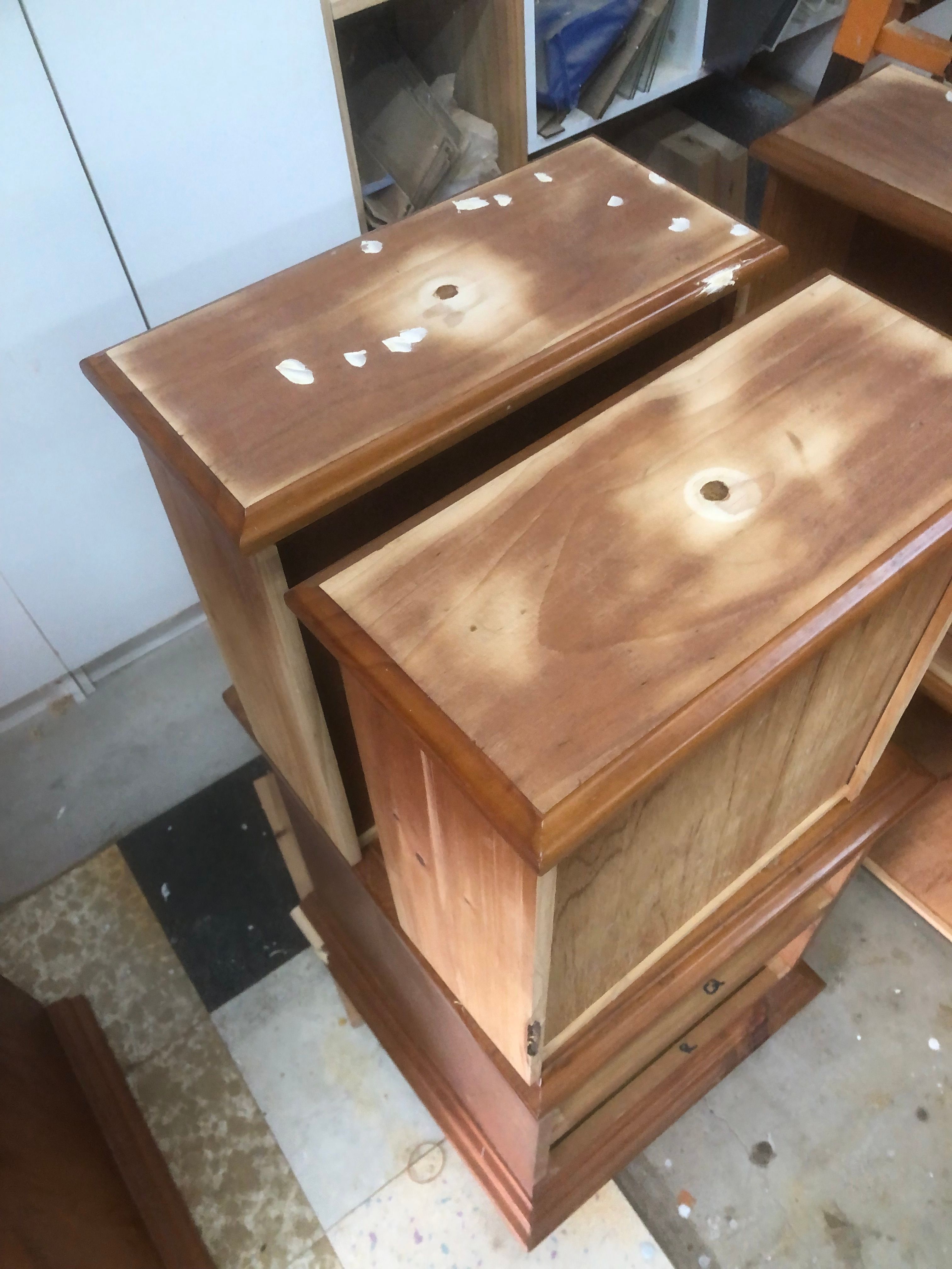 Upcycled chest of drawers and bedside dr... Bunnings community