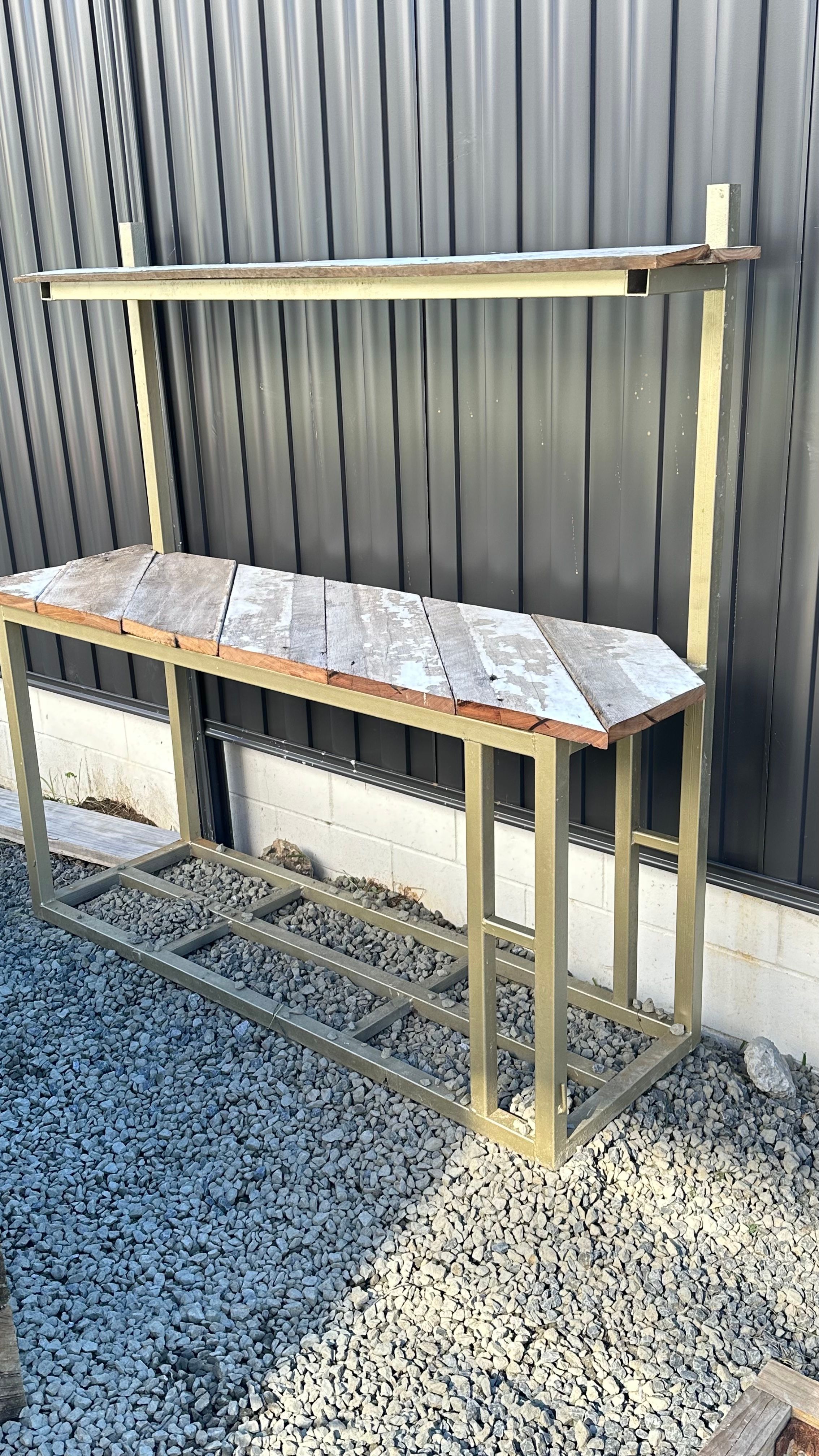 Upcycled potting table Bunnings community