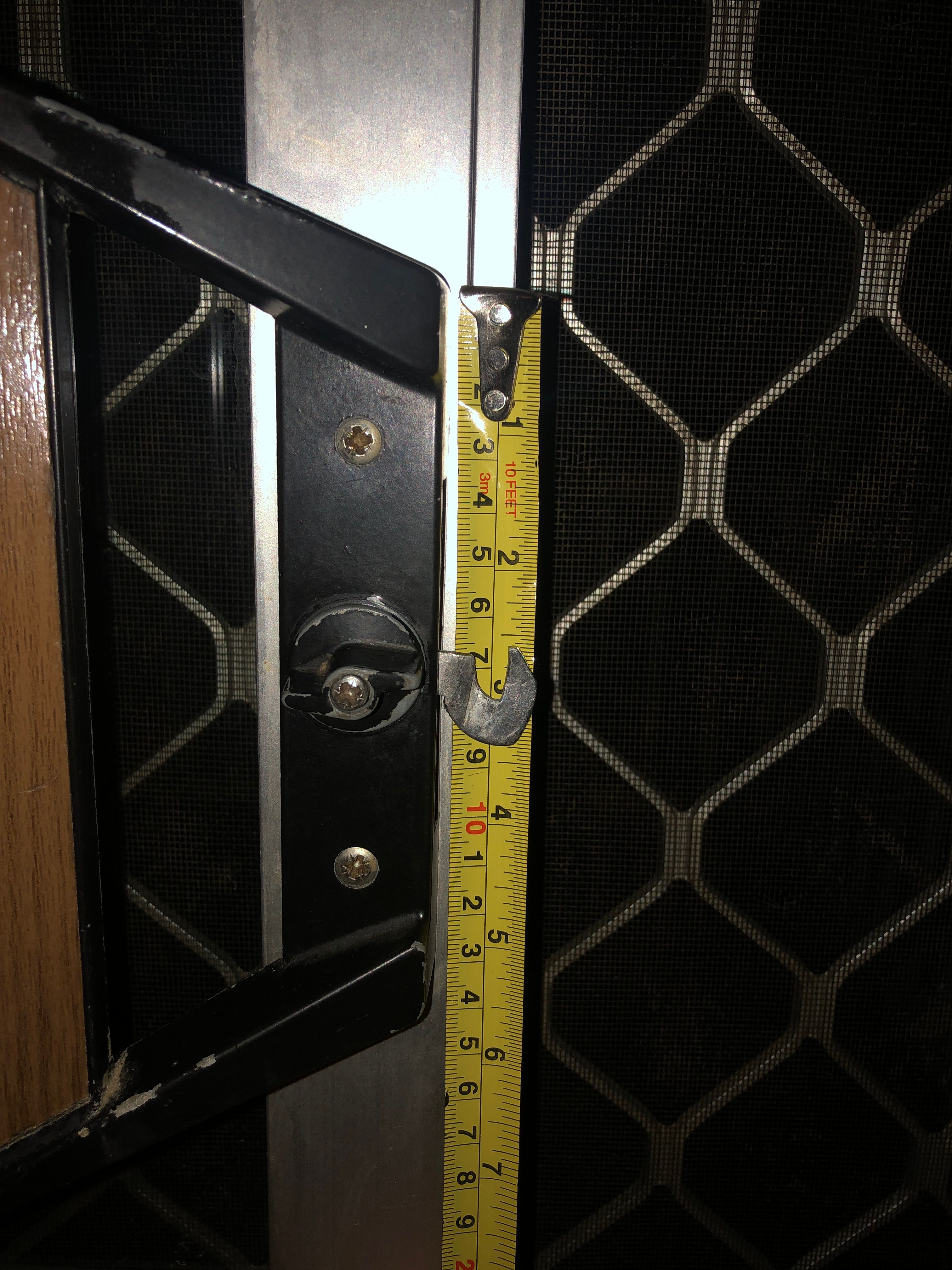 How to replace sliding patio door handle... Bunnings community