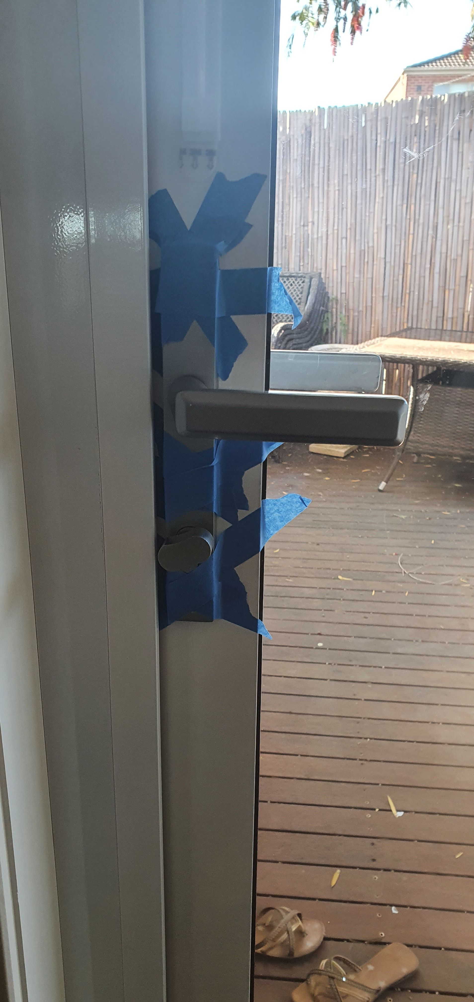How to attach bifold door handle? Bunnings community