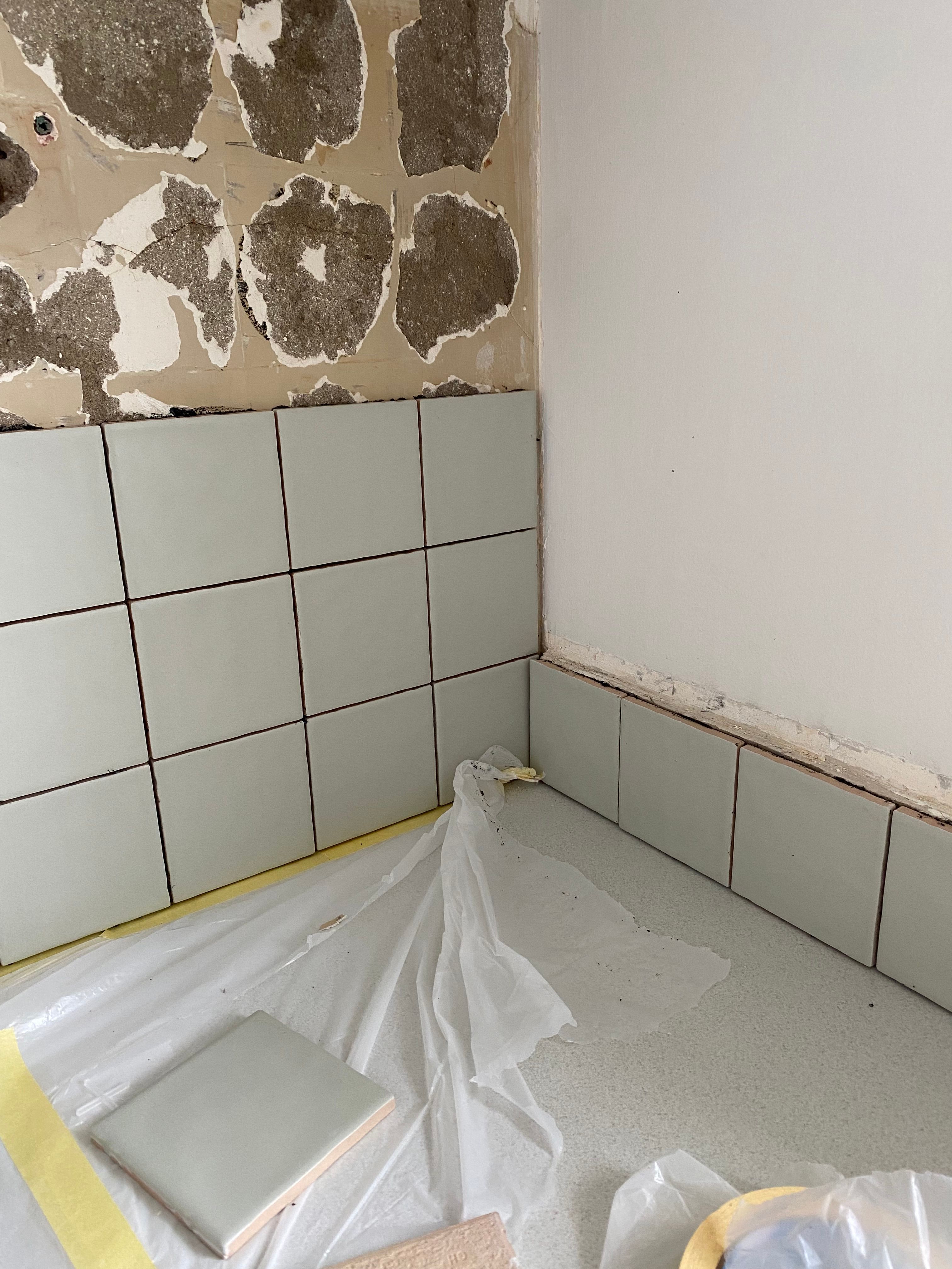 How to retile splashback? Bunnings community