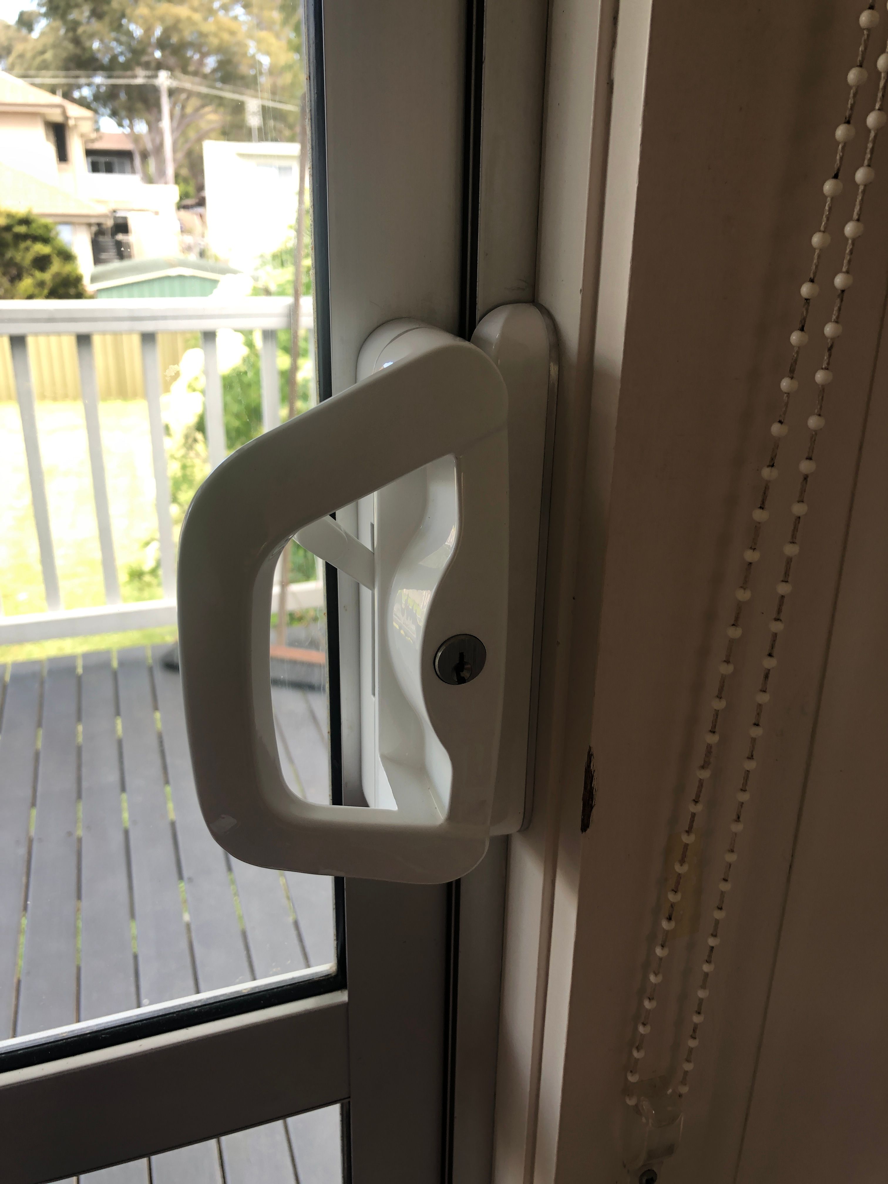 How to replace sliding patio door handle... Bunnings community