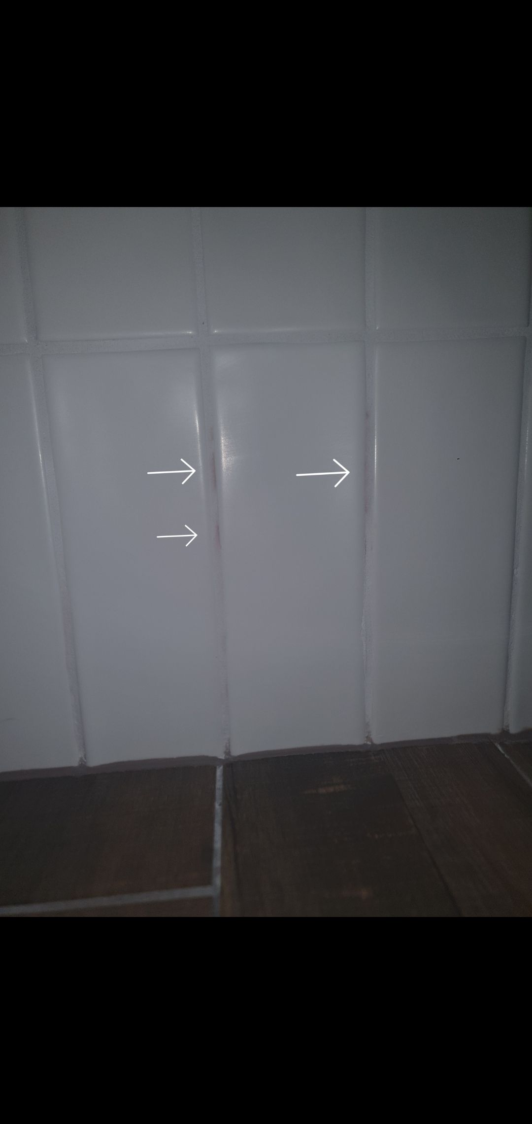 How to remove ink from tile cut mark? Bunnings community