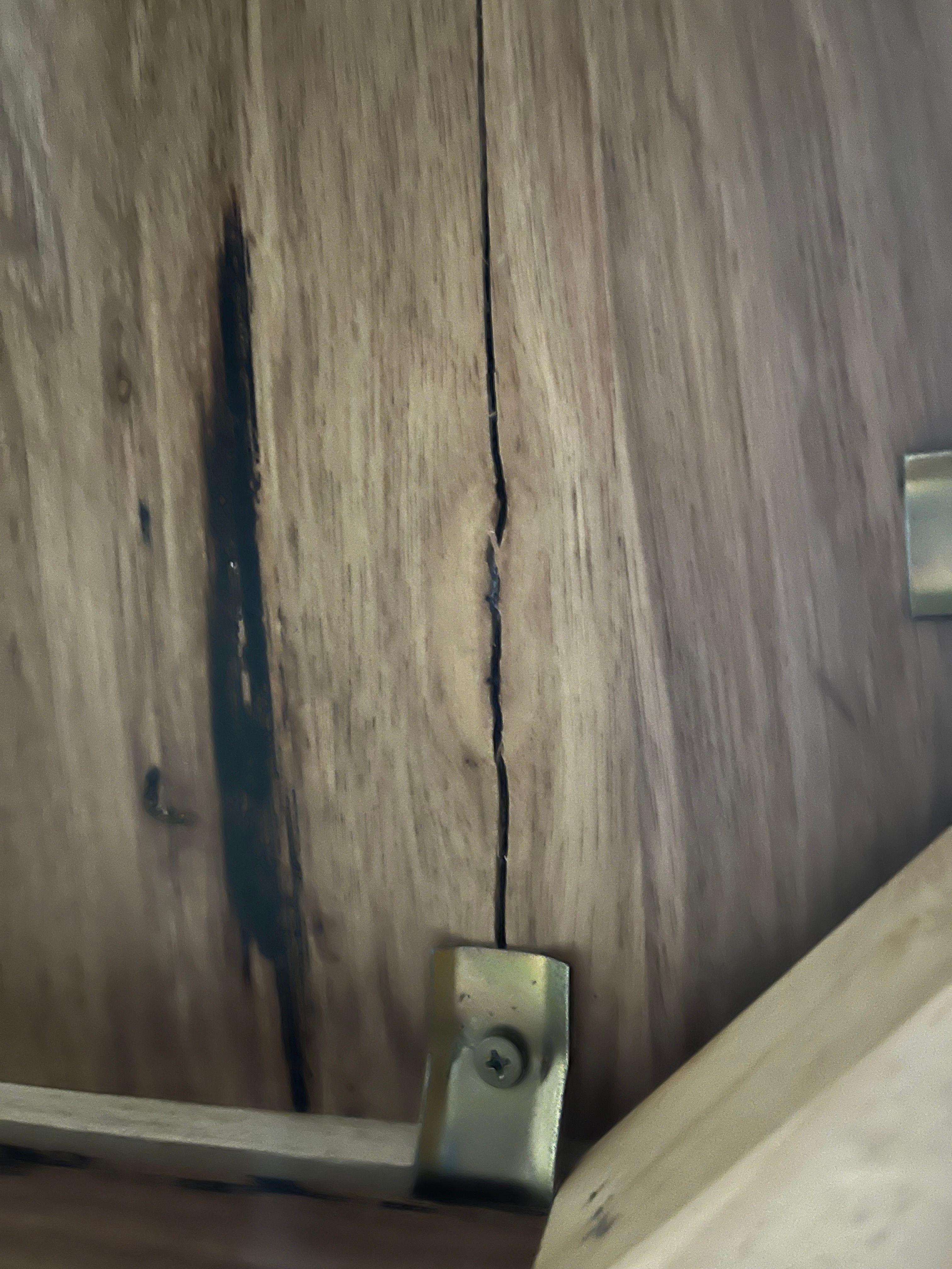 How to fix crack in my wooden table with... Bunnings community