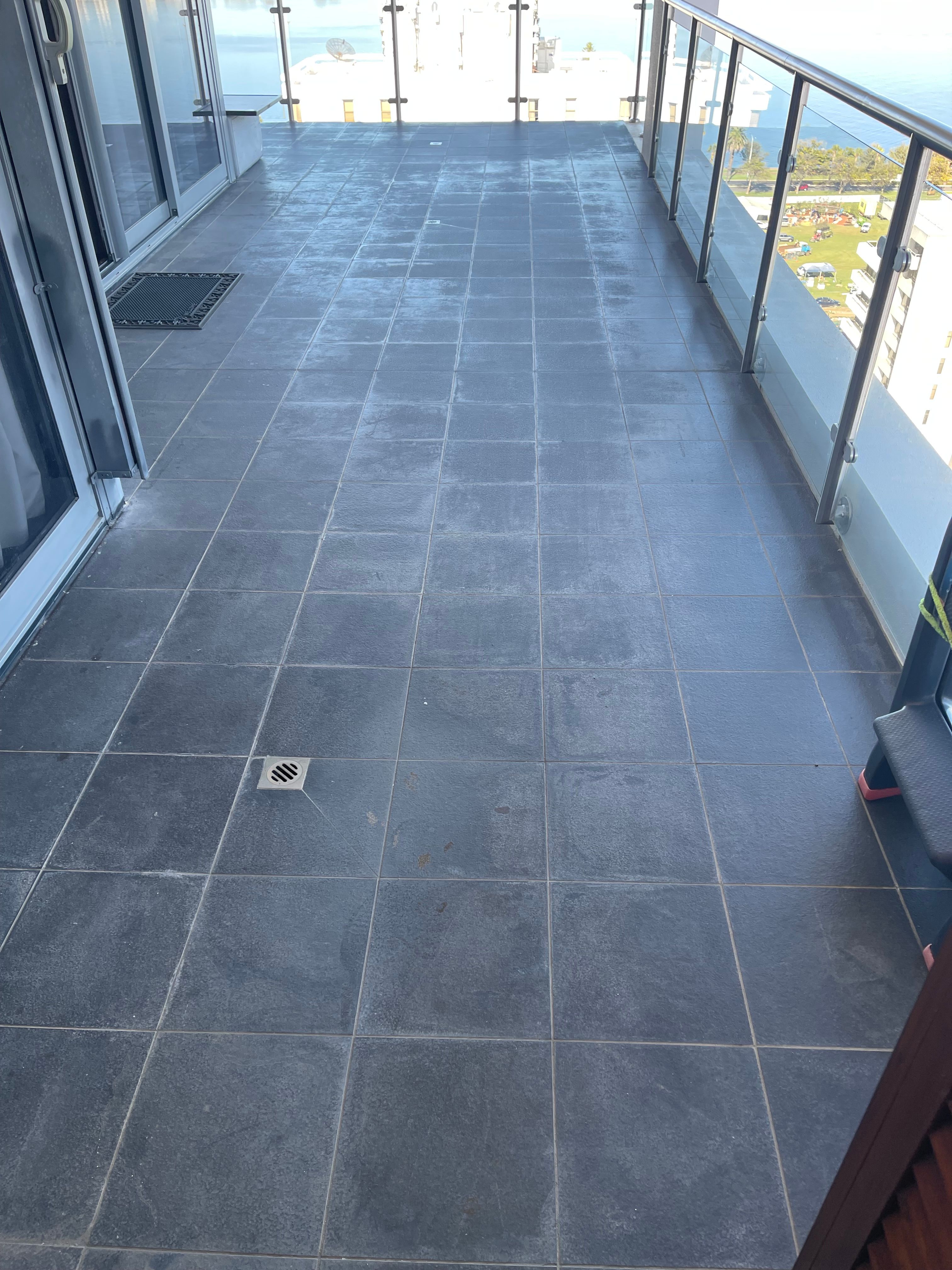 Can I paint or epoxy over my balcony til... Bunnings community