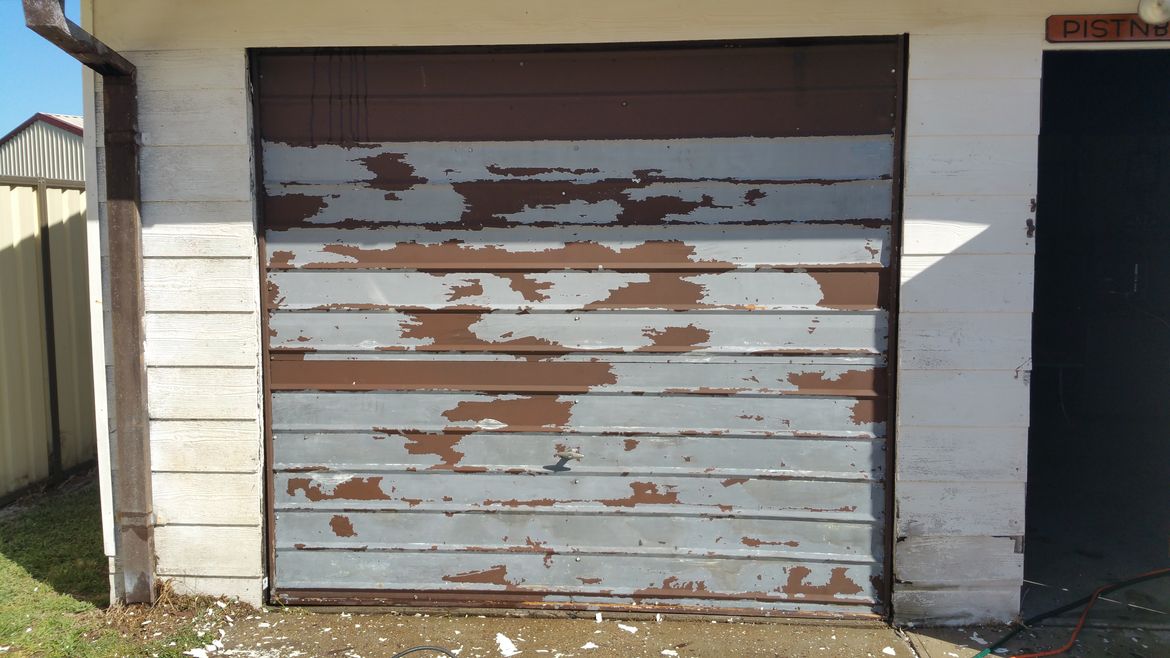 water gurney was great for cleaning this up ready for paint